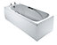 Armitage Shanks Sandringham Acrylic Rectangular White Straight 2 tap hole Bath (L)1685mm (W)695mm