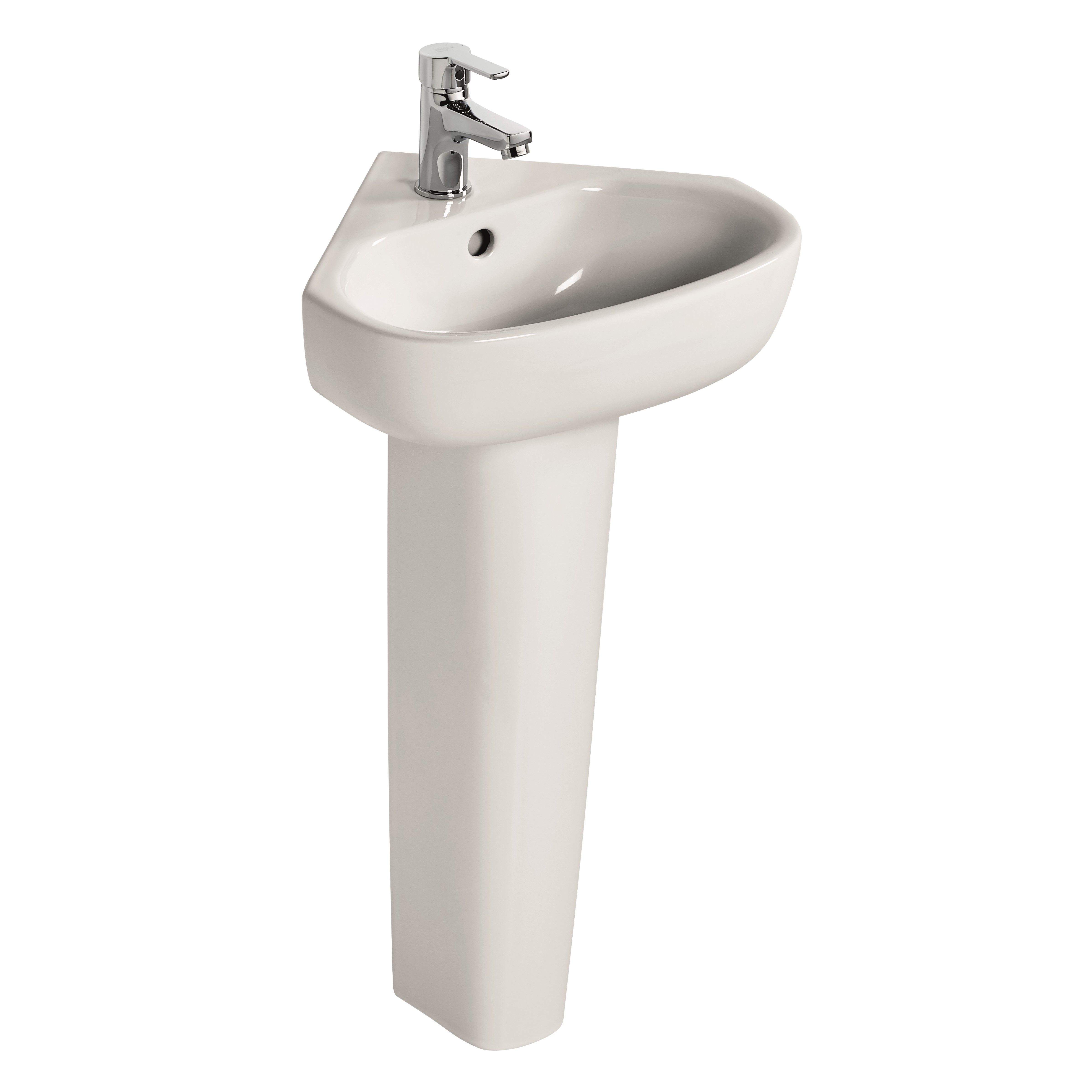 Armitage Shanks Studio echo White Dshaped Freestanding Corner