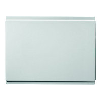 Armitage Shanks White Rectangular End Bath panel (H)51cm (W)70cm