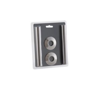 Arroll Black nickel effect Radiator Pipe sleeve accessory pack (L)130mm (Dia)15mm