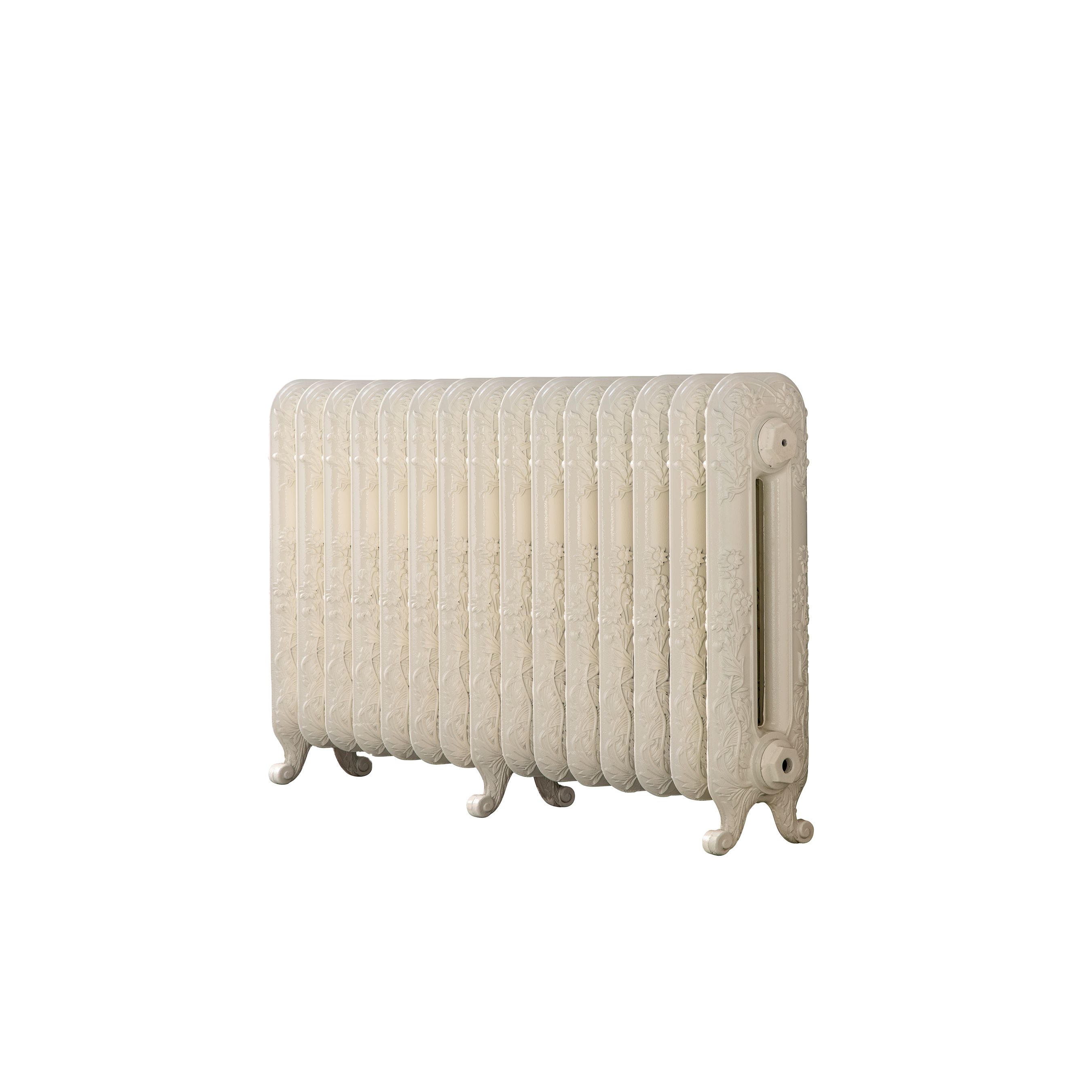 Arroll Daisy Cast iron Cream 15 Column Radiator, (W)1009mm x (H)597mm