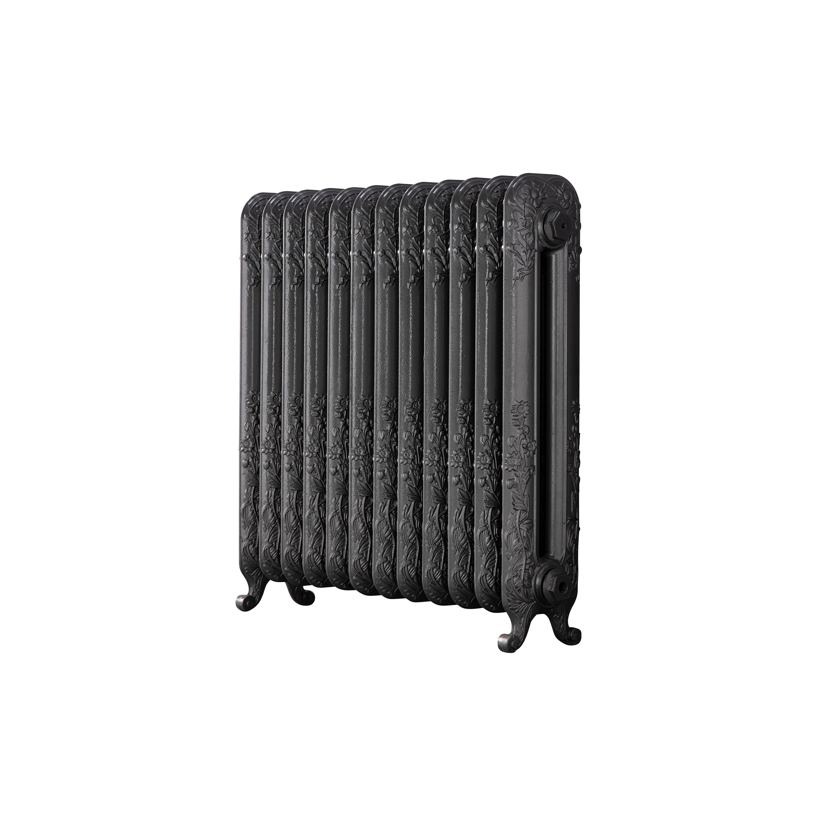 Arroll Daisy Cast iron Grey 12 Column Radiator, (W)814mm x (H)794mm