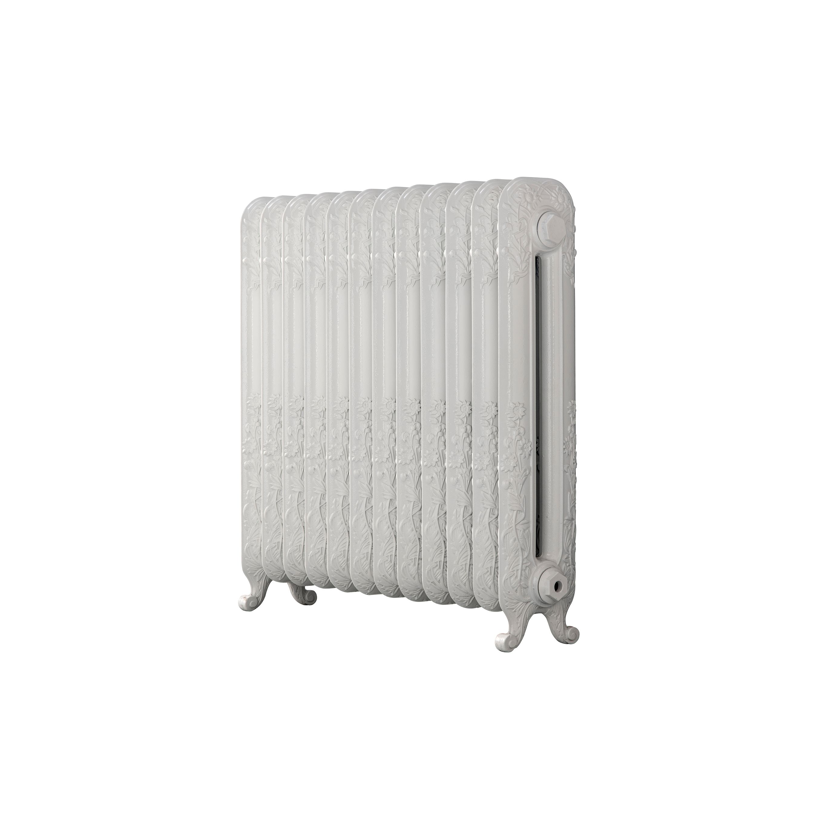 Arroll Daisy Cast iron White 12 Column Radiator, (W)814mm x (H)794mm