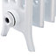 Arroll Edwardian Cast aluminium White 15 Column Radiator, (W)906mm x (H)450mm