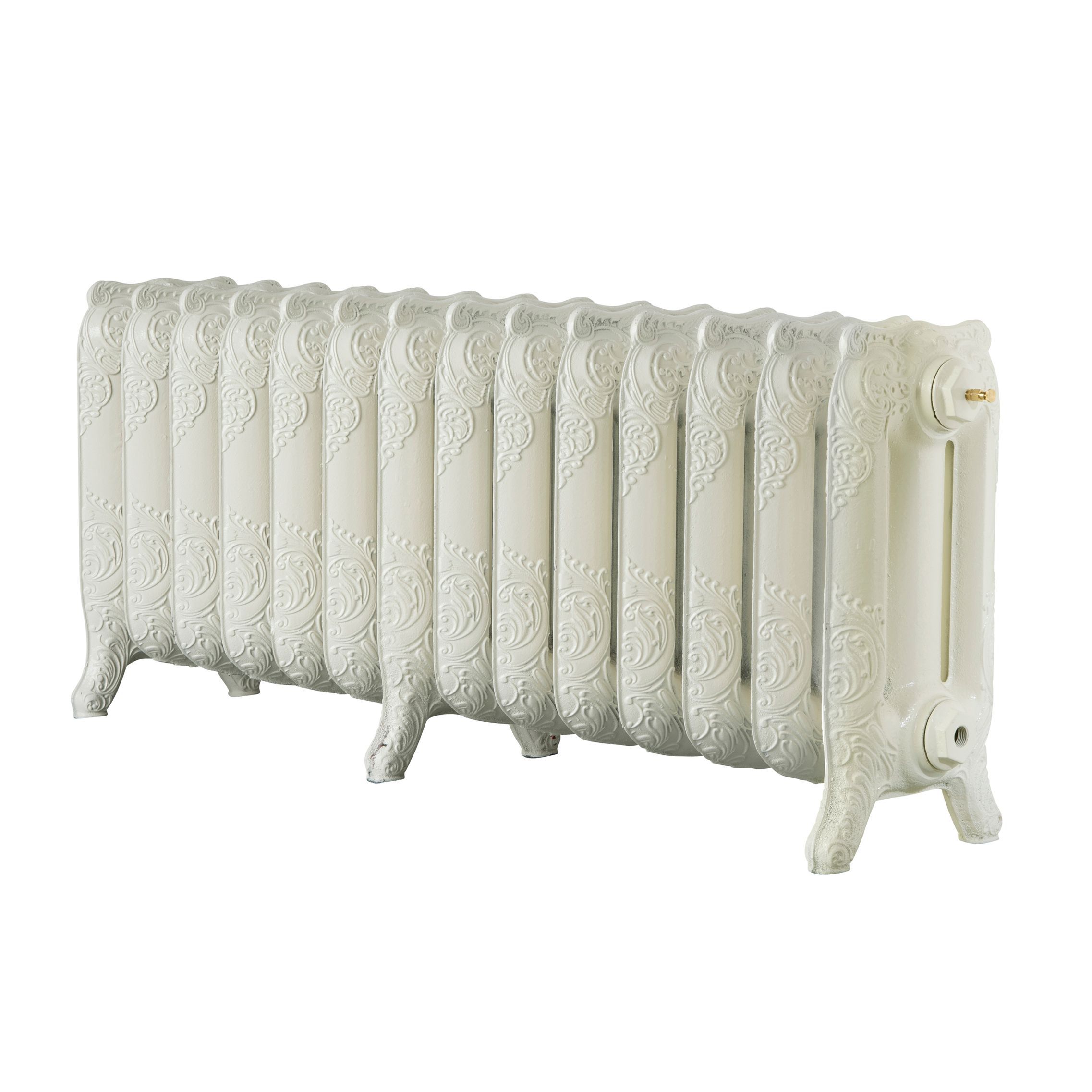 Arroll Montmartre Cream 3 Column Radiator, (W)1154mm x (H)470mm