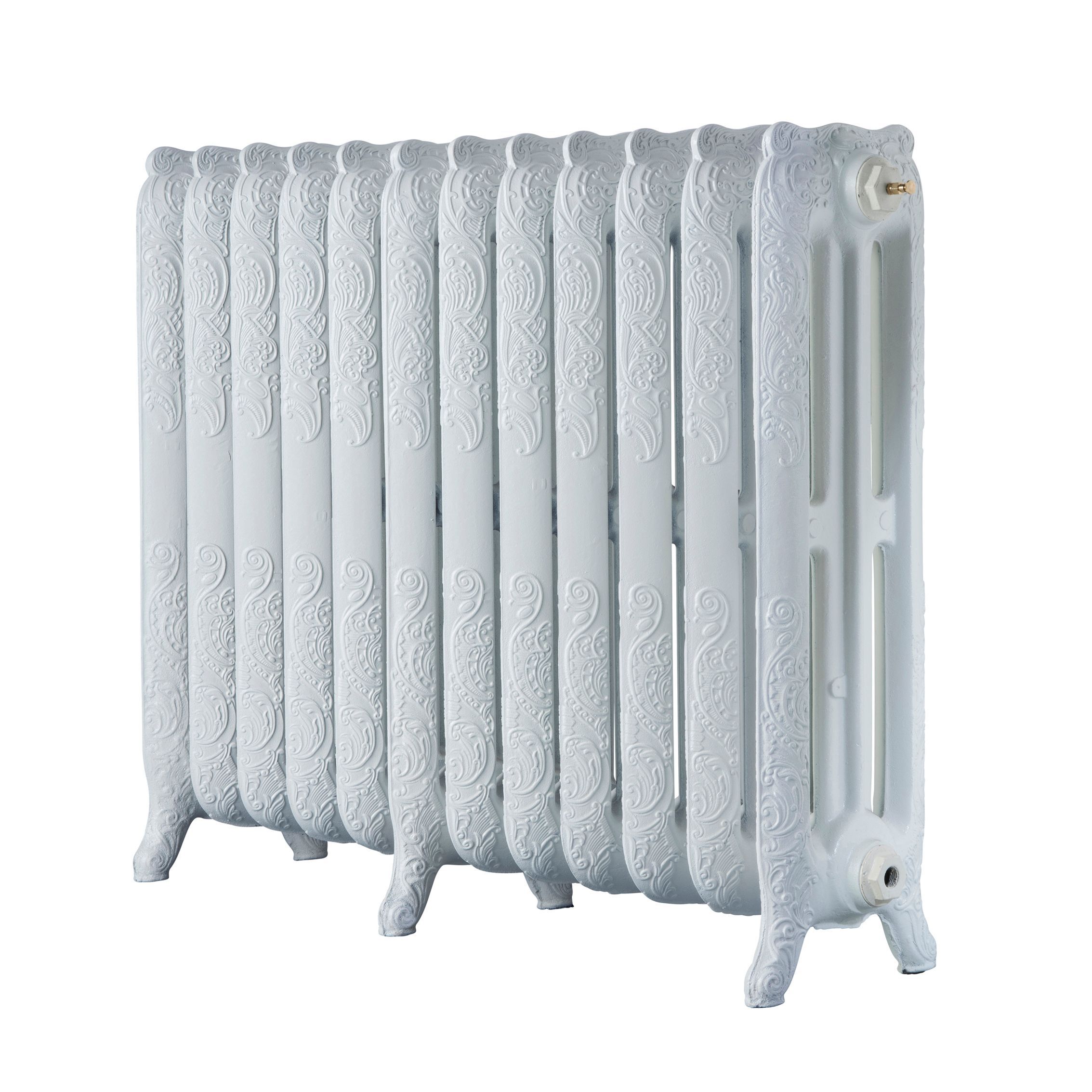 Arroll Montmartre White 3 Column Radiator, (W)994mm x (H)760mm