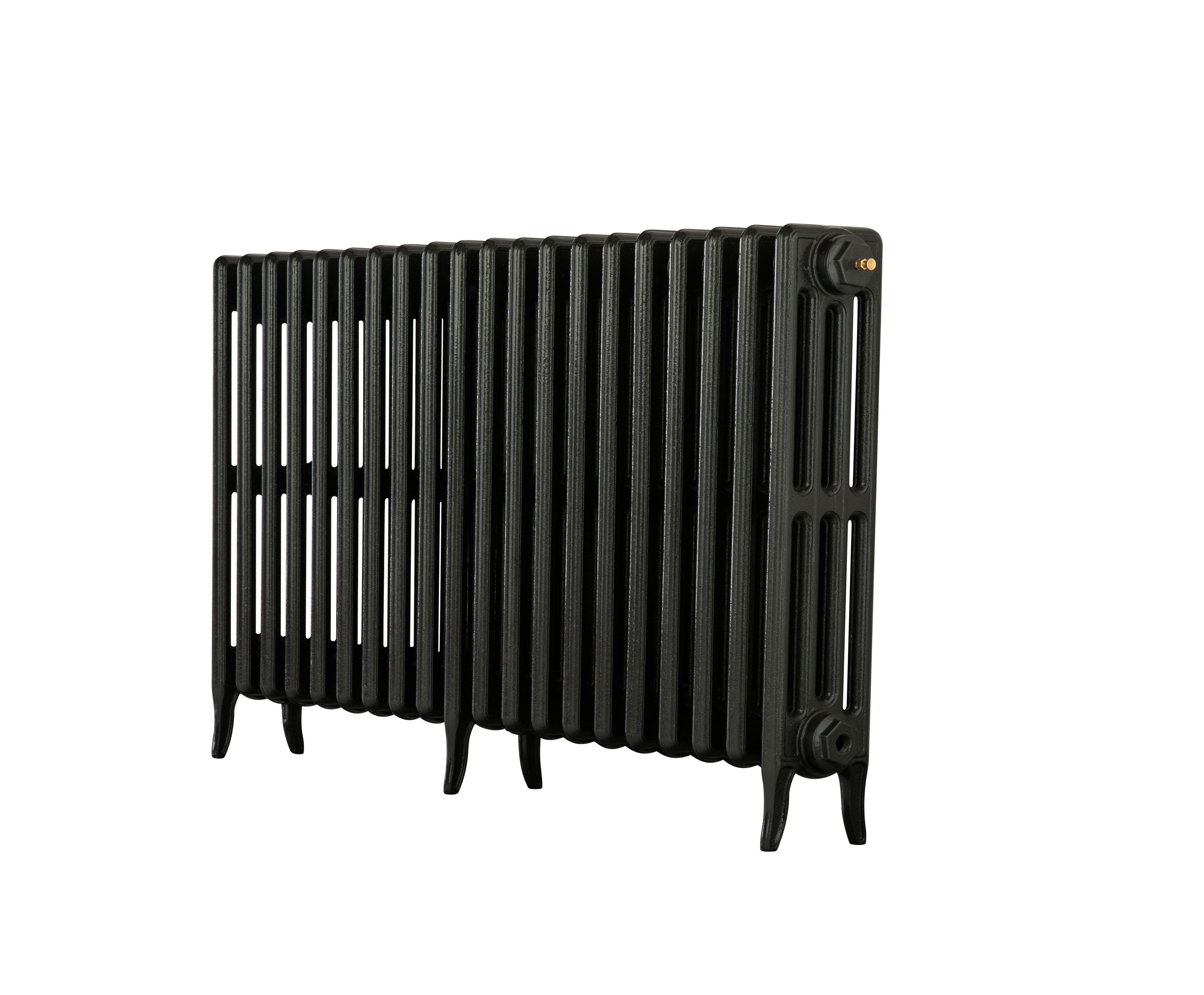 Arroll Neo-Classic Anthracite 4 Column Radiator, (W)1114mm x (H)660mm