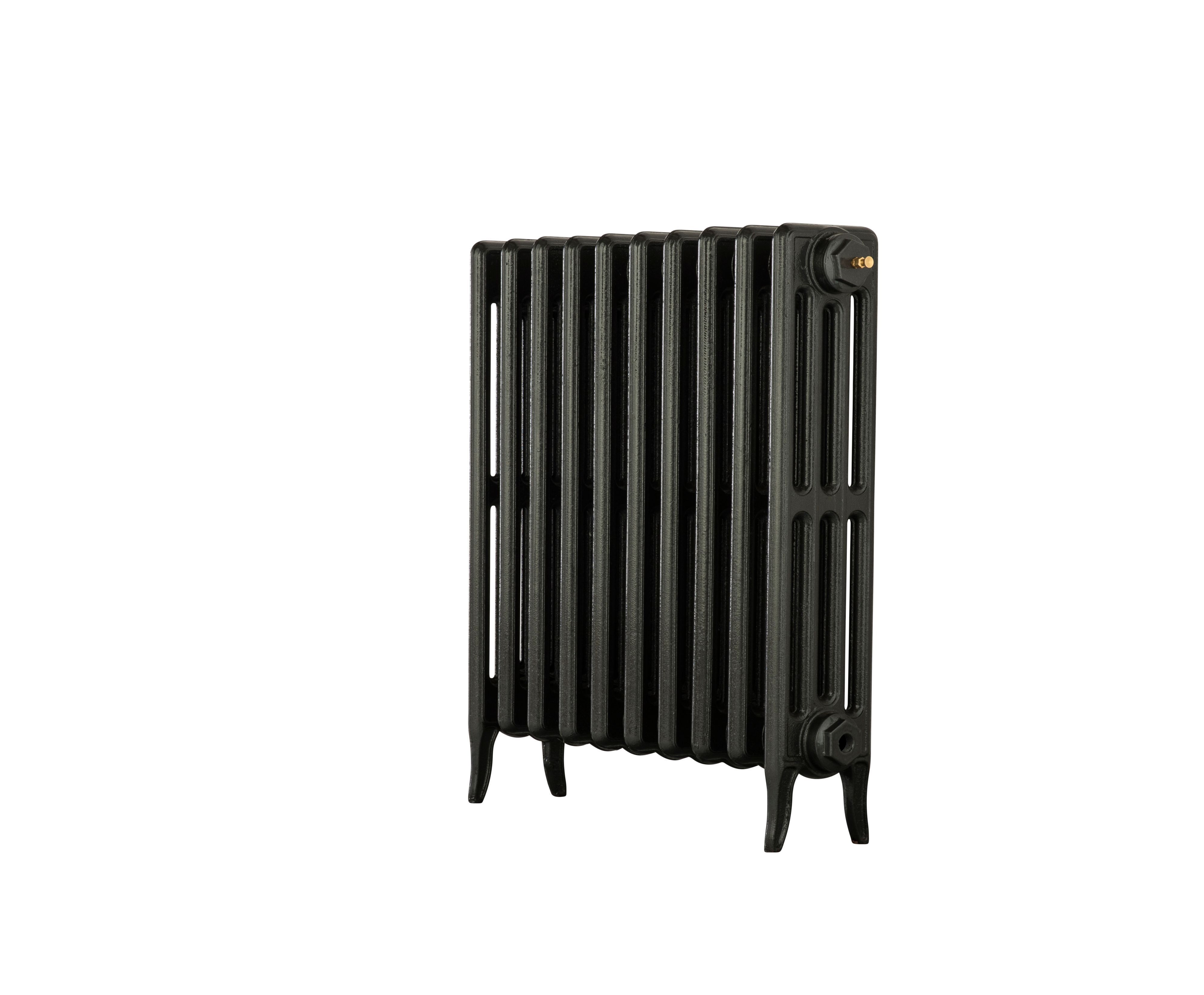 Arroll Neo-Classic Anthracite 4 Column Radiator, (W)634mm x (H)660mm