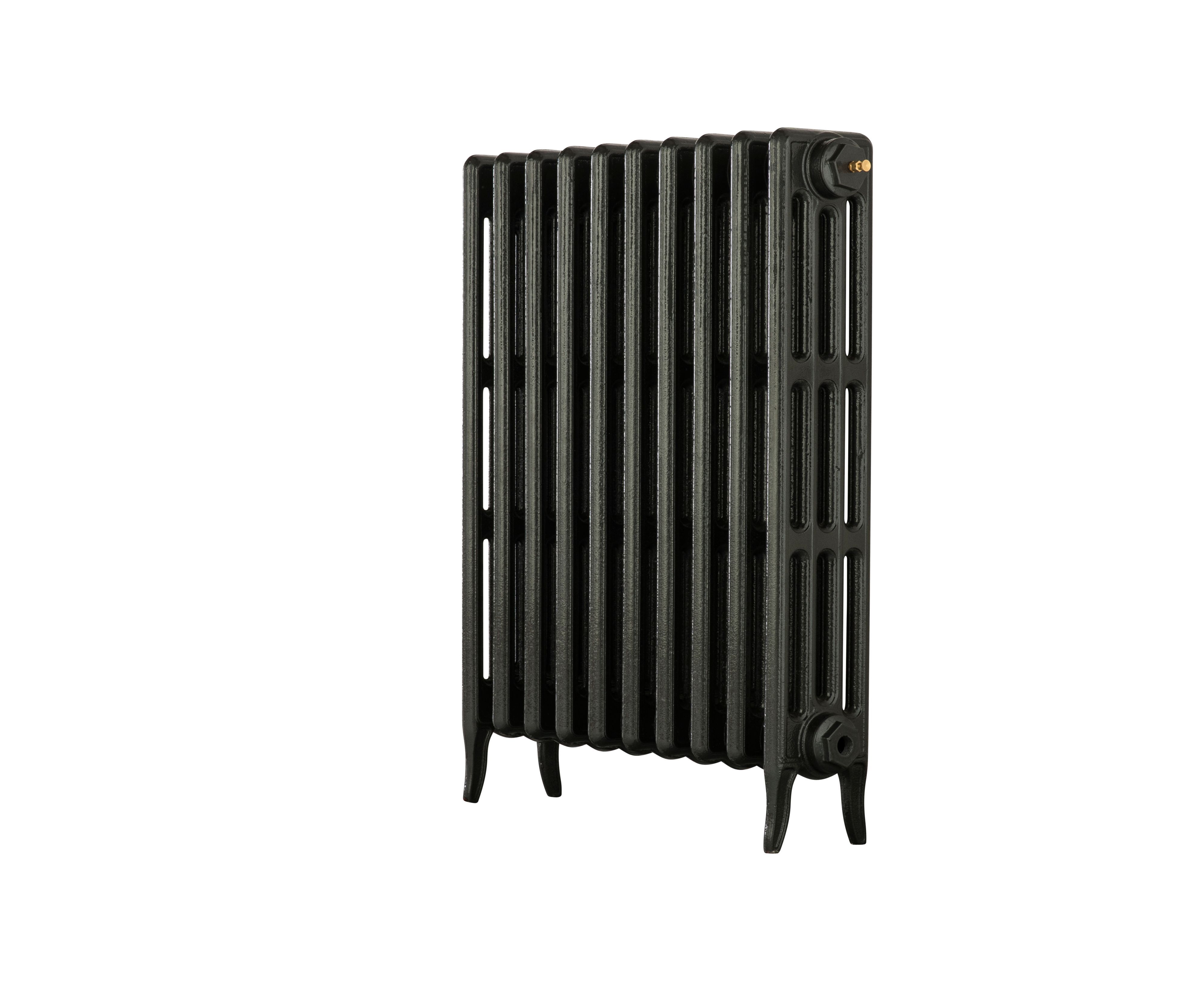 Arroll Neo-Classic Anthracite 4 Column Radiator, (W)634mm x (H)760mm