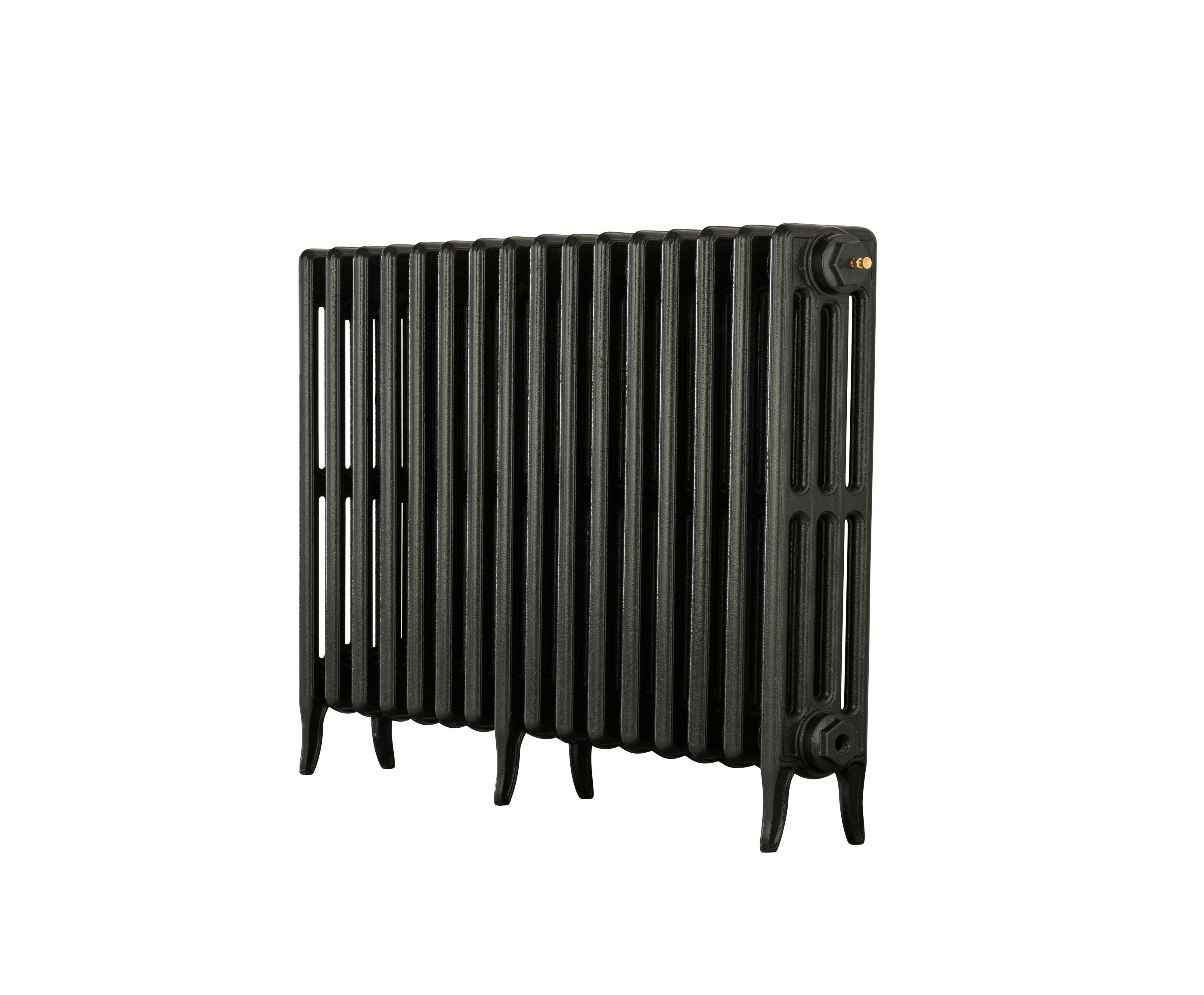 Arroll Neo-Classic Anthracite 4 Column Radiator, (W)874mm x (H)660mm