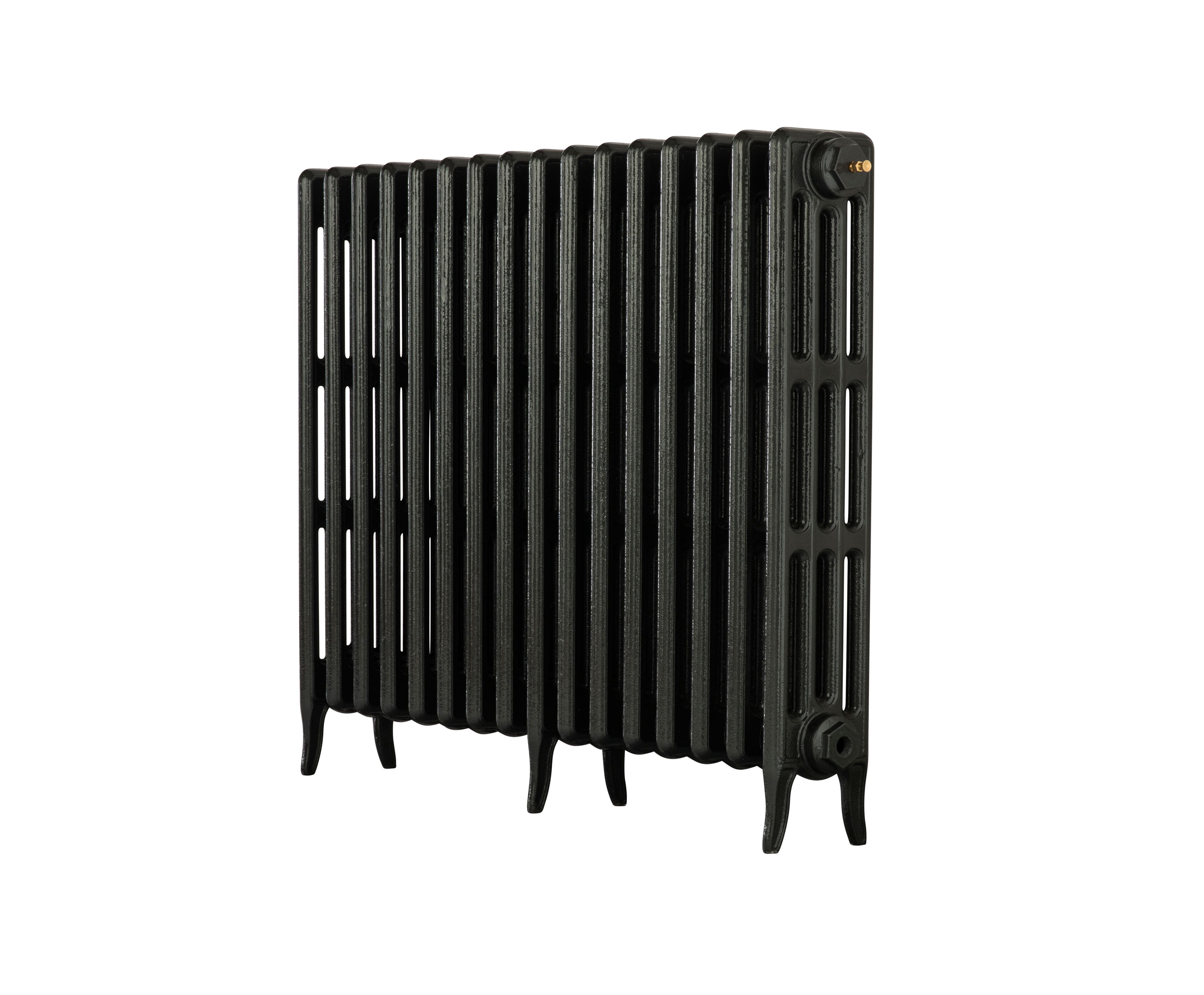 Arroll Neo-Classic Anthracite 4 Column Radiator, (W)874mm x (H)760mm