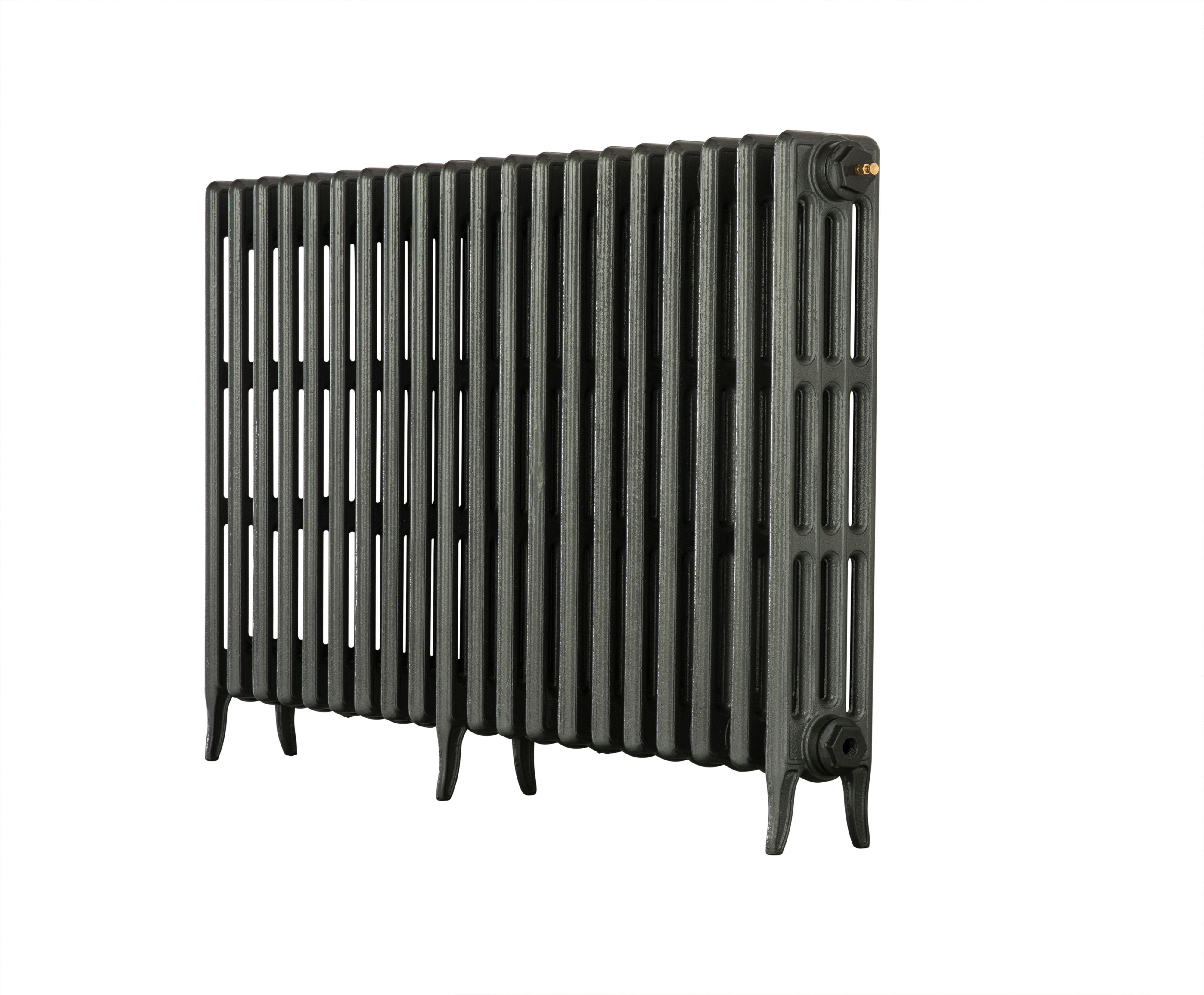 Arroll Neo-Classic Cast grey 4 Column Radiator, (W)1234mm x (H)760mm