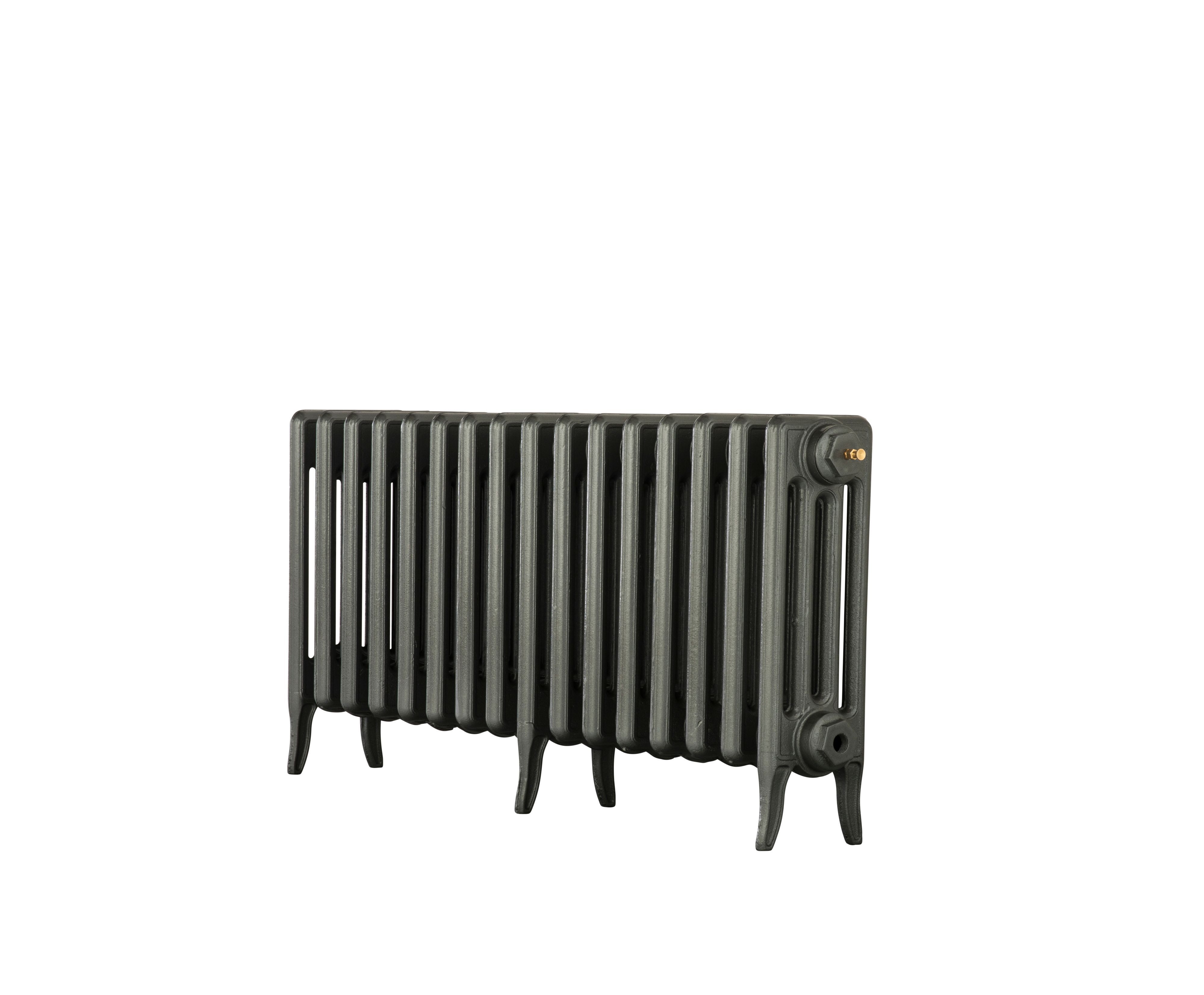 Arroll Neo-Classic Cast grey 4 Column Radiator, (W)874mm x (H)460mm