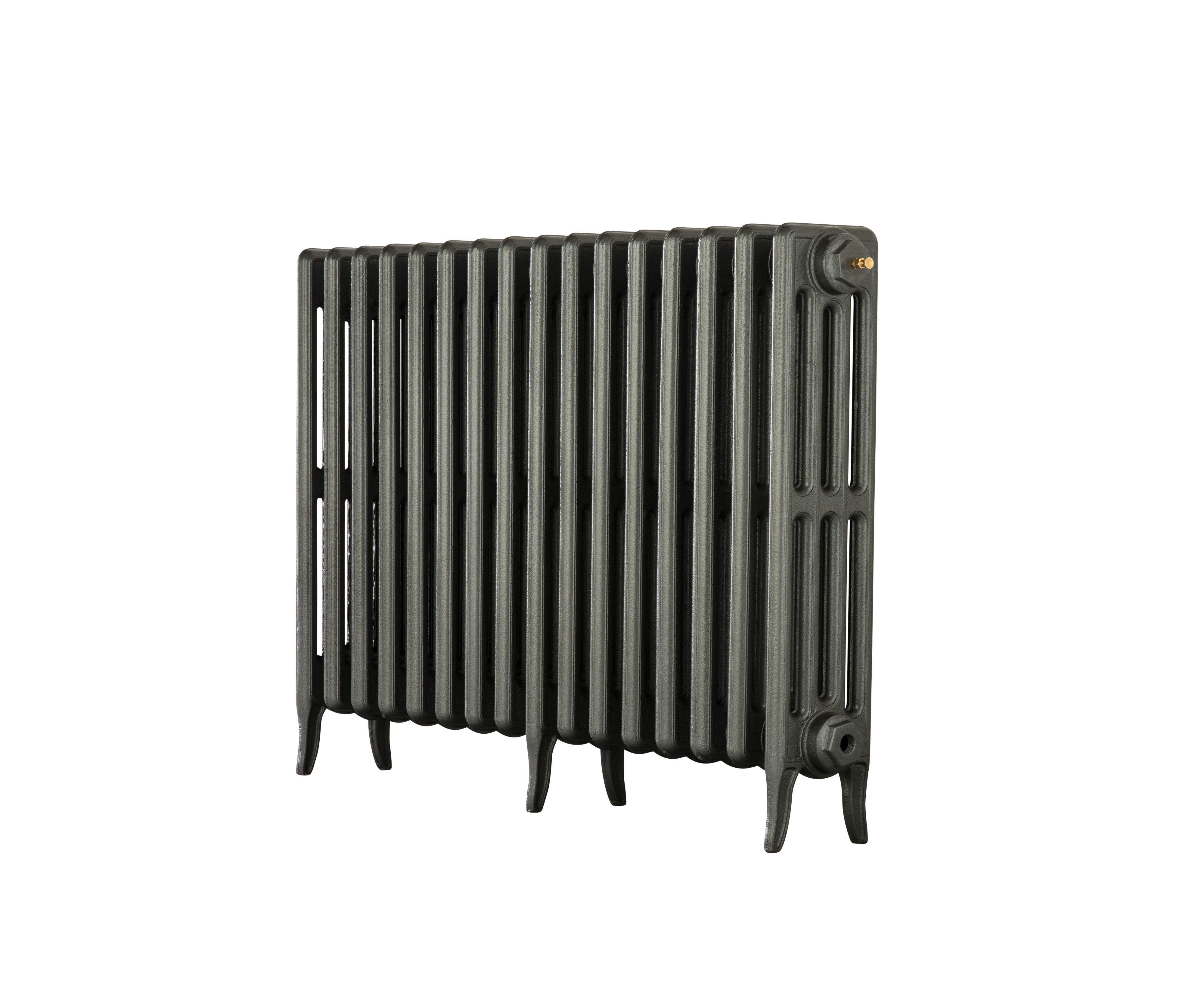 Arroll Neo-Classic Cast grey 4 Column Radiator, (W)874mm x (H)660mm