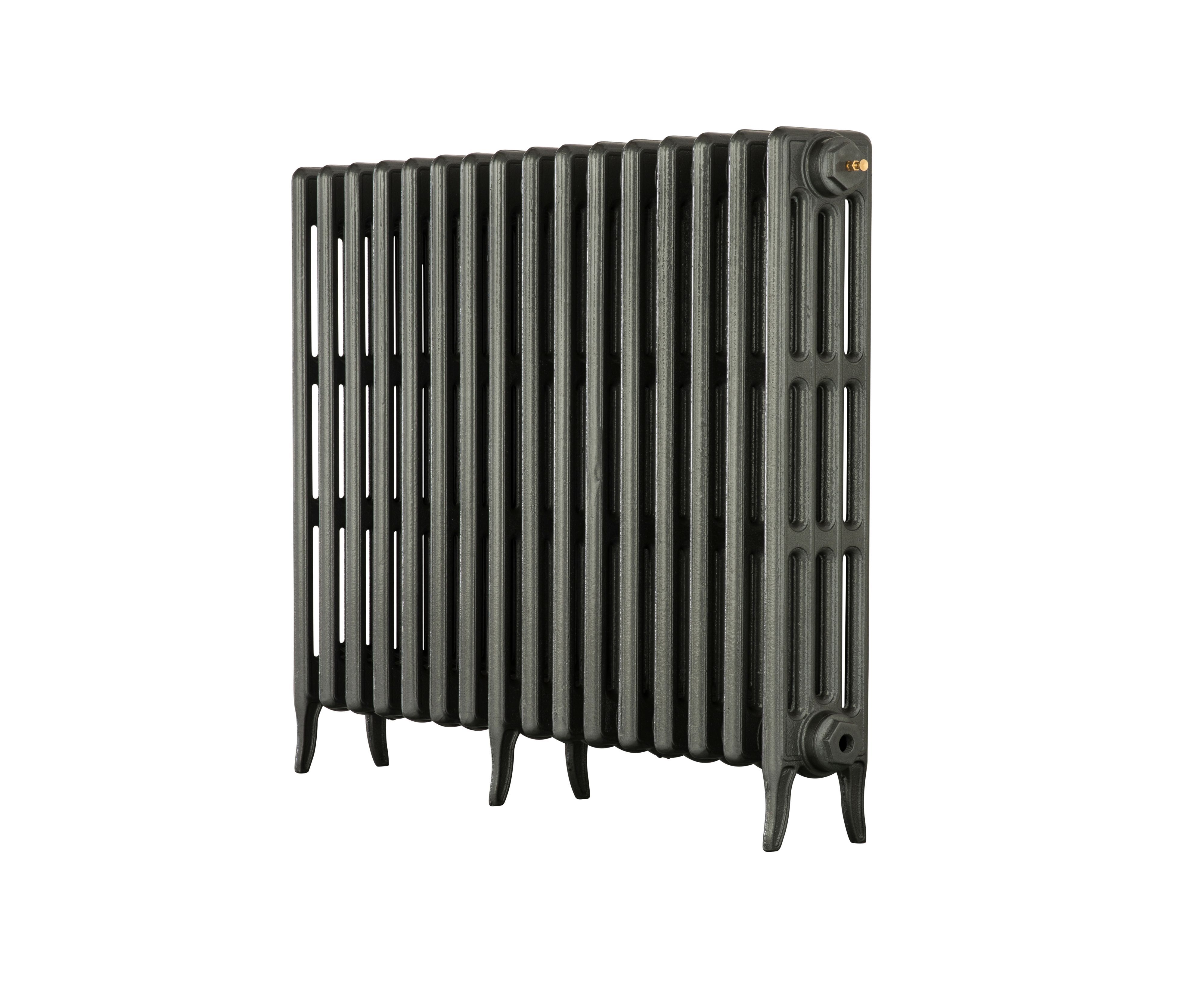 Arroll Neo-Classic Cast grey 4 Column Radiator, (W)874mm x (H)760mm