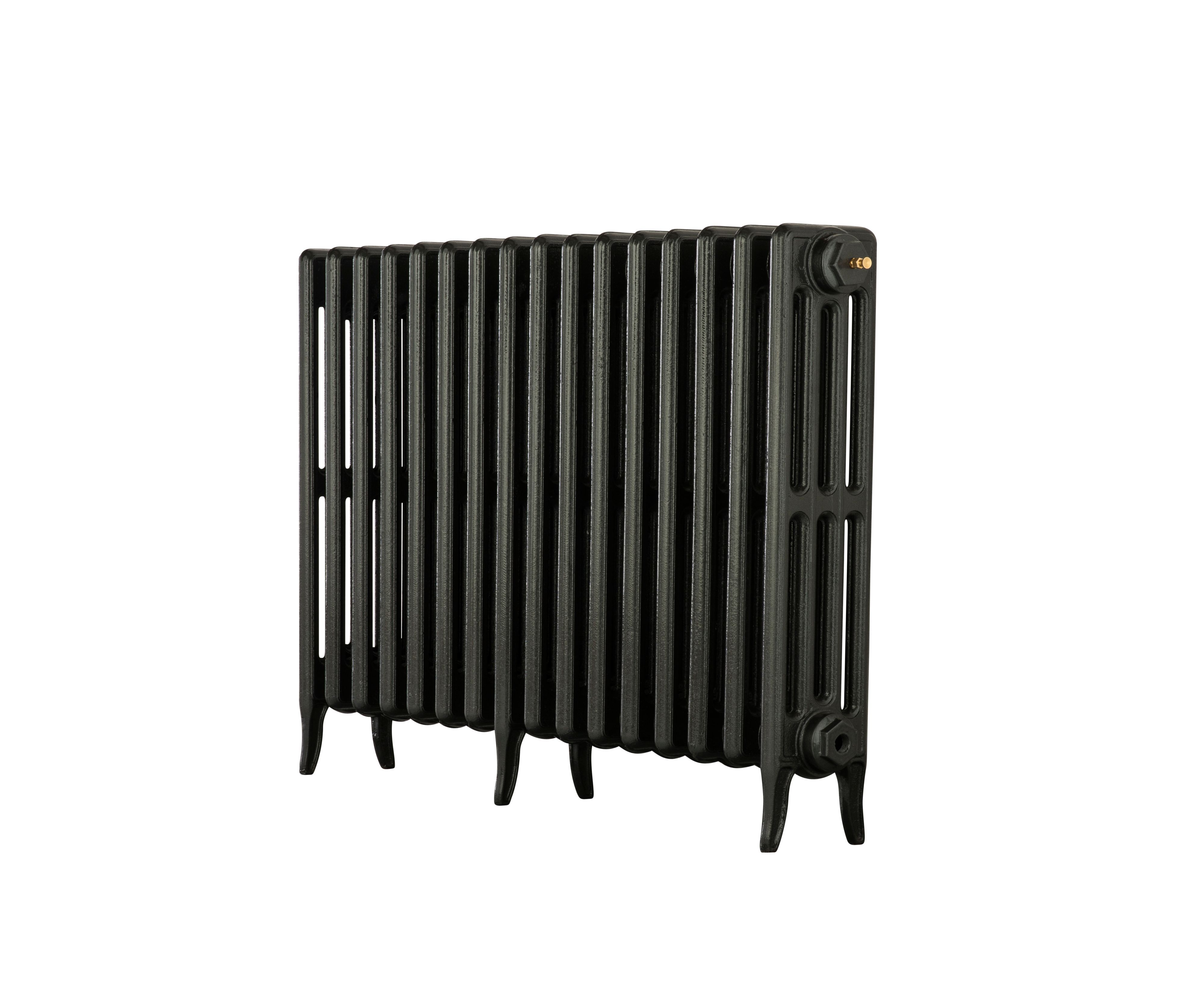 Arroll Neo-Classic Pewter 4 Column Radiator, (W)874mm x (H)660mm | DIY ...