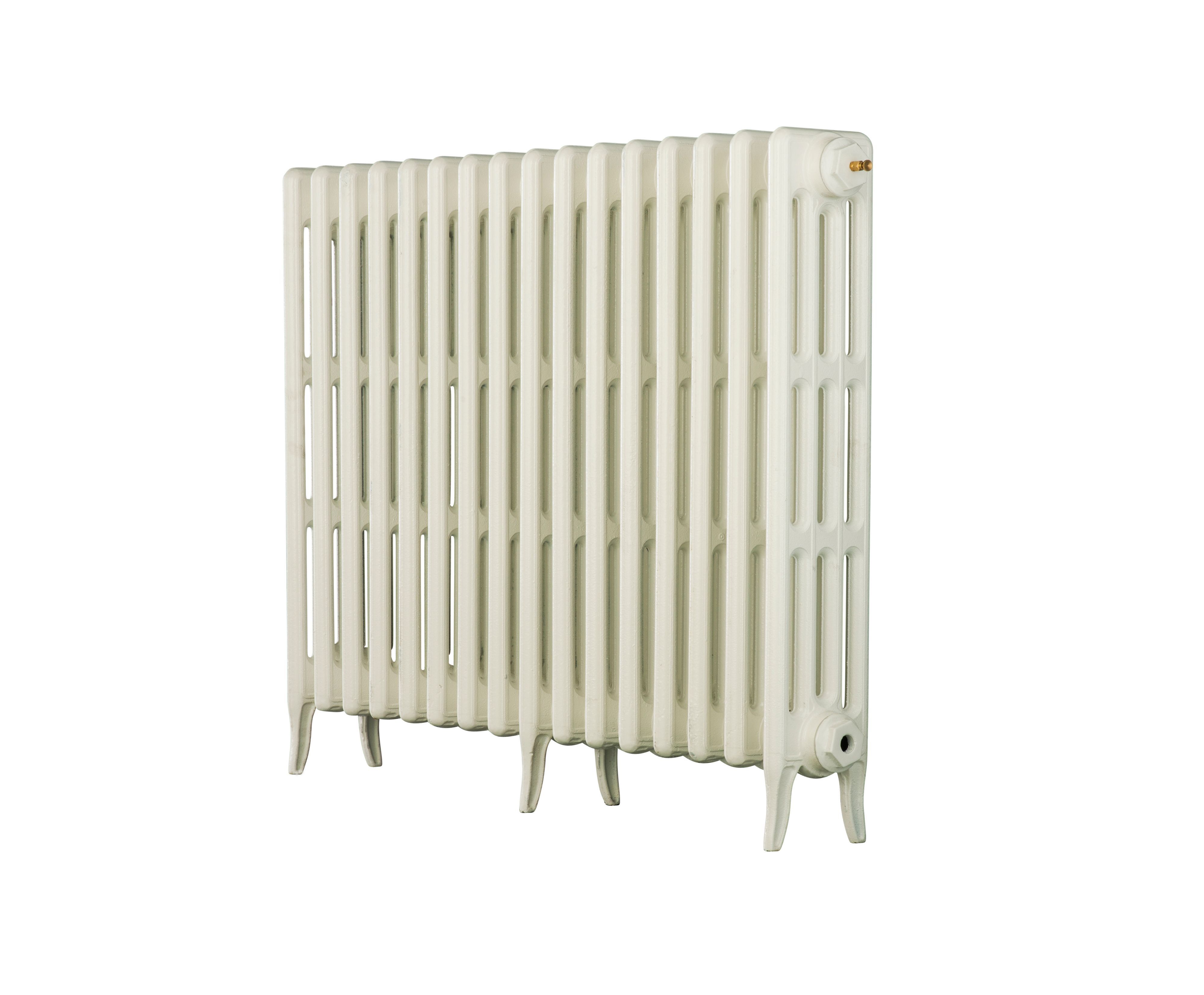 Arroll Neo-Classic White 4 Column Radiator, (W)874mm x (H)760mm