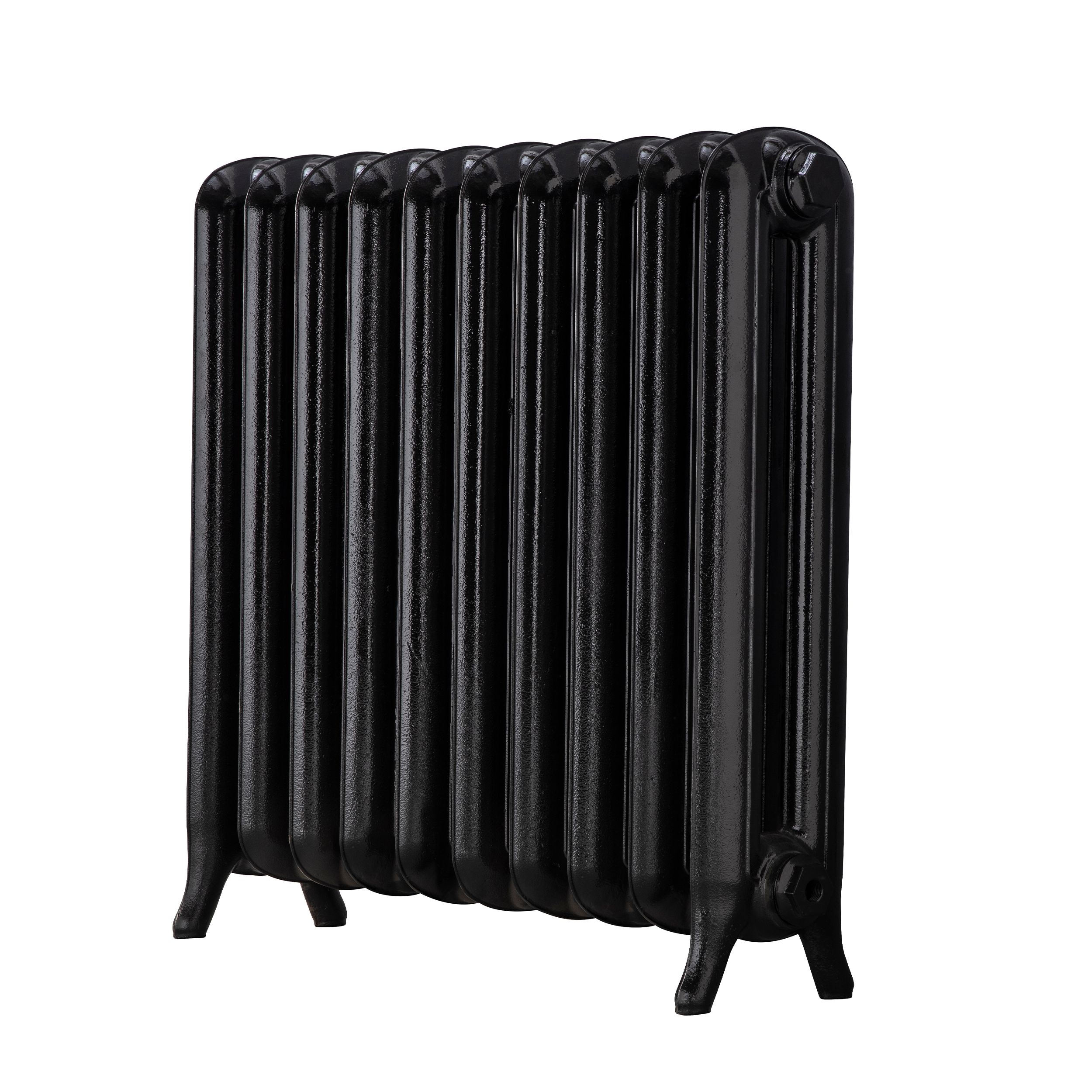 Arroll Princess Cast iron Black 15 Column Radiator, (W)1174mm x (H)748mm