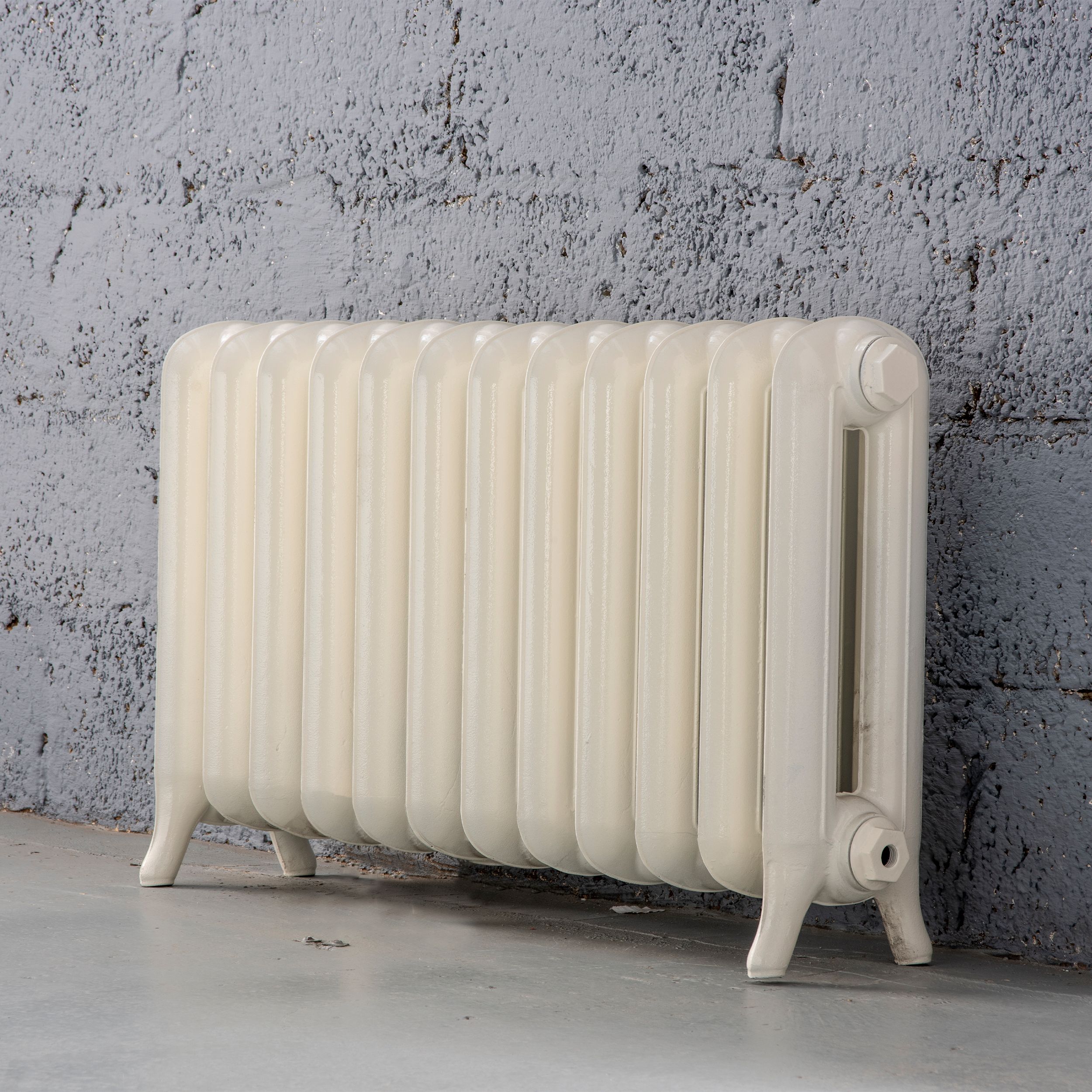 Arroll Princess Cast iron Cream 12 Column Radiator, (W)946mm x (H)549mm