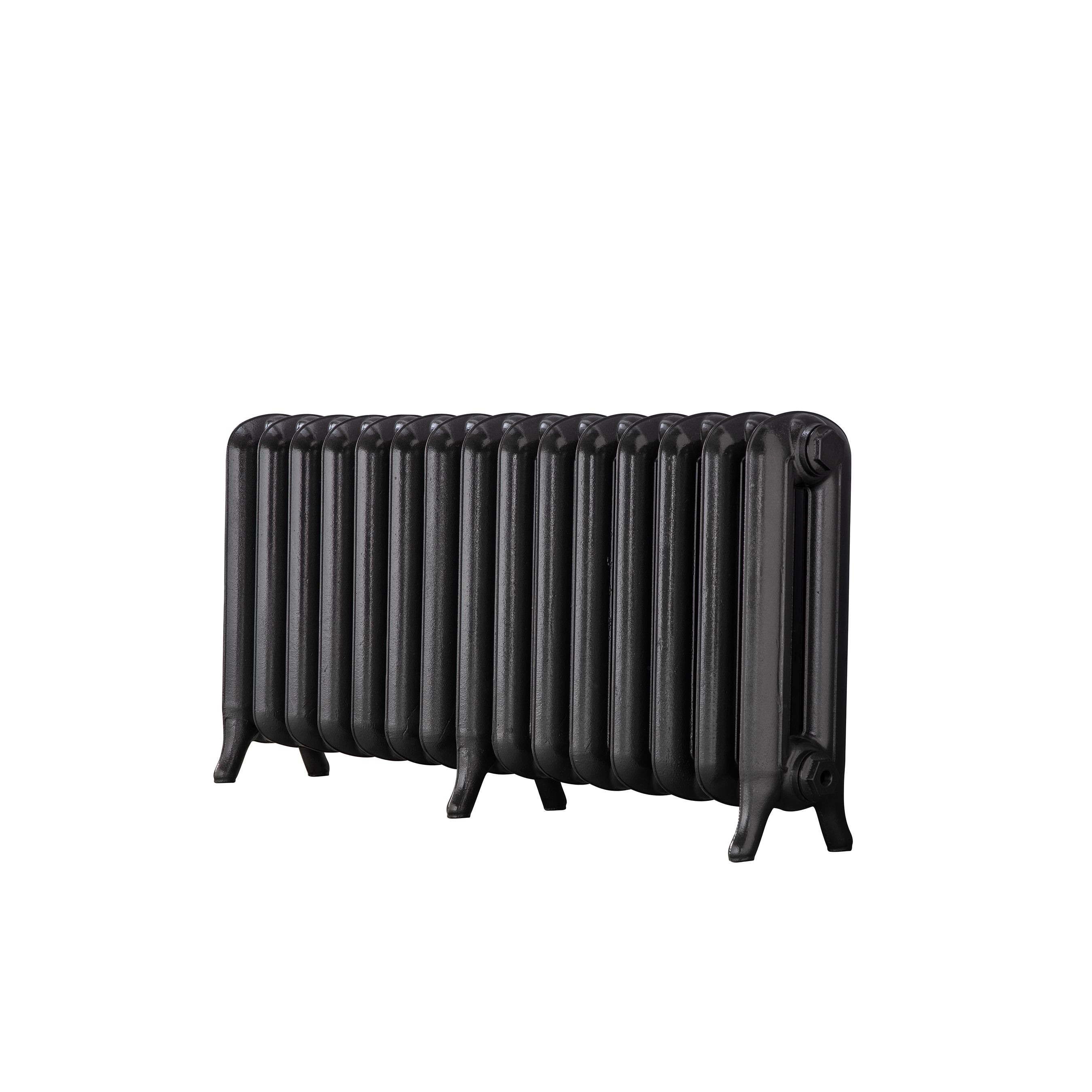 Arroll Princess Cast iron Grey 15 Column Radiator, (W)1174mm x (H)549mm ...