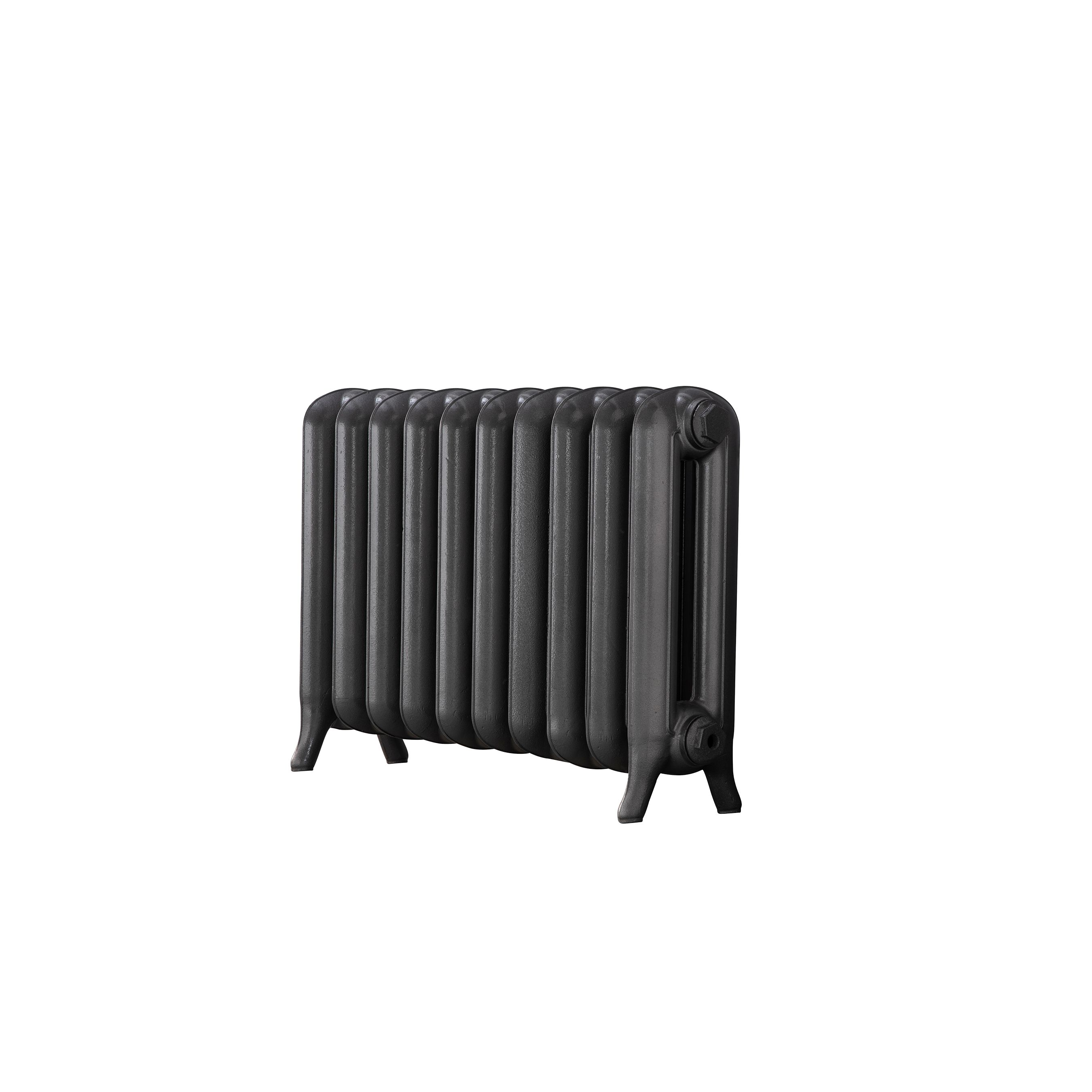 Arroll Princess Cast iron Pewter 10 Column Radiator, (W)794mm x (H)549mm