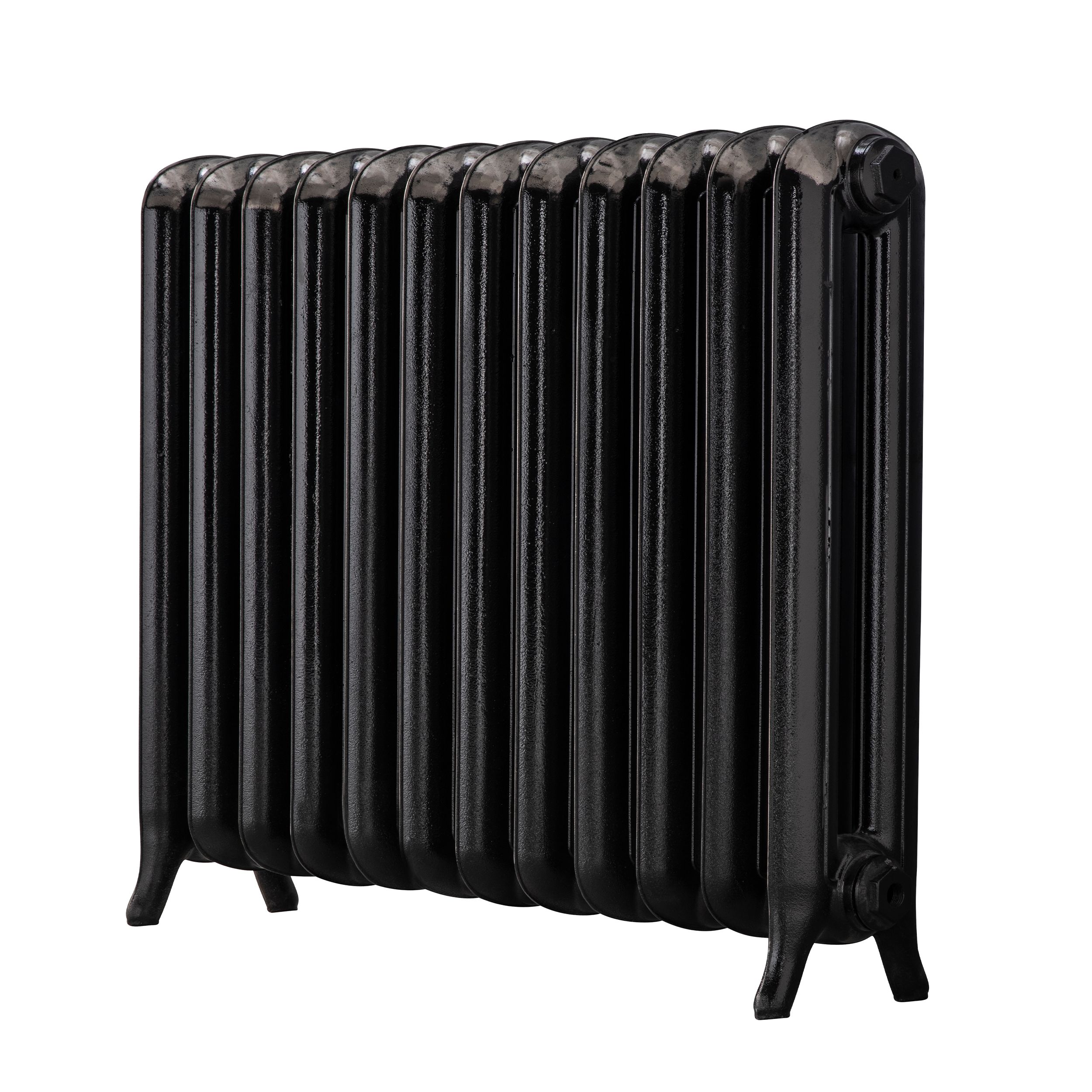 Arroll Princess Cast iron Silver 12 Column Radiator, (W)946mm x (H)748mm