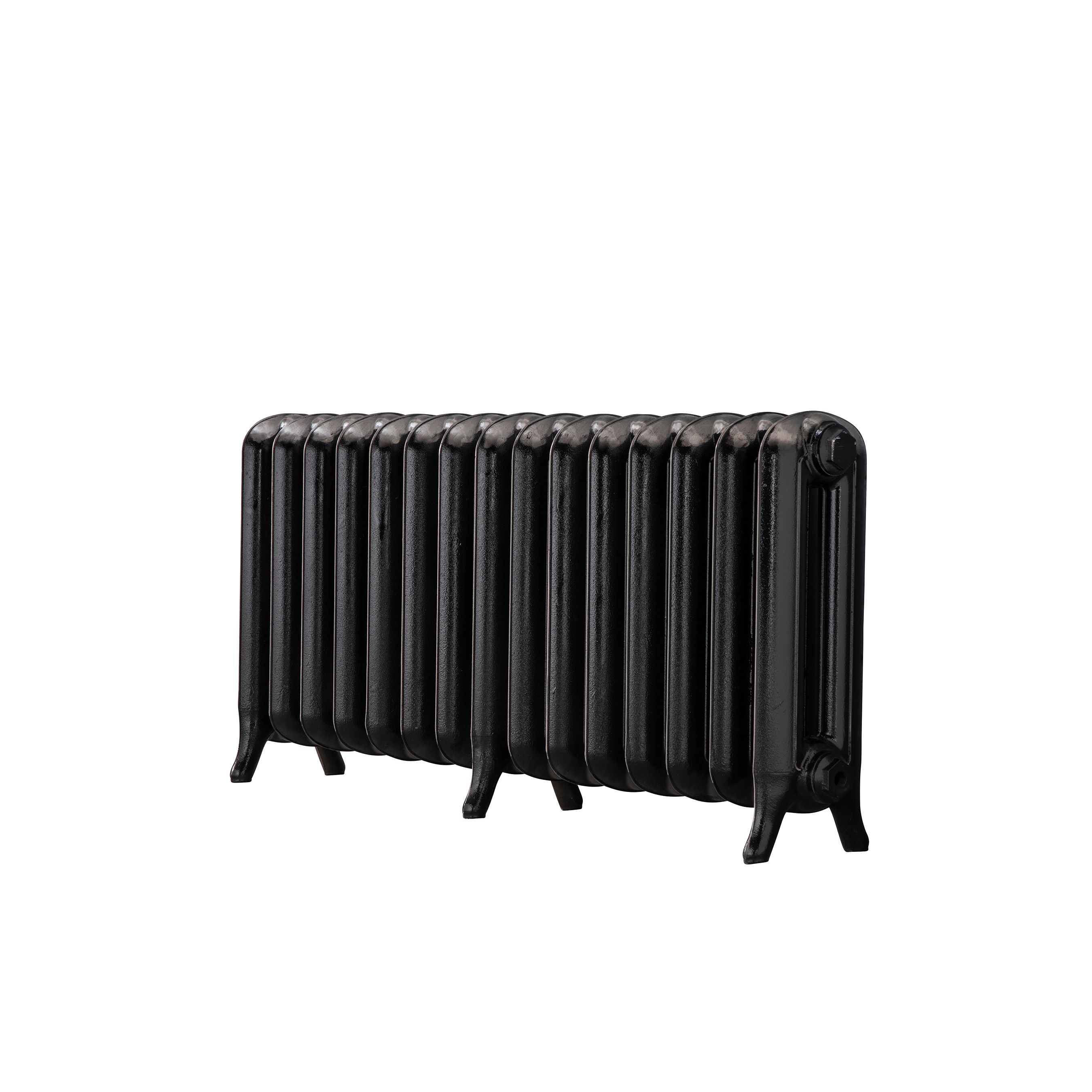 Arroll Princess Cast iron Silver 15 Column Radiator, (W)1174mm x (H)549mm