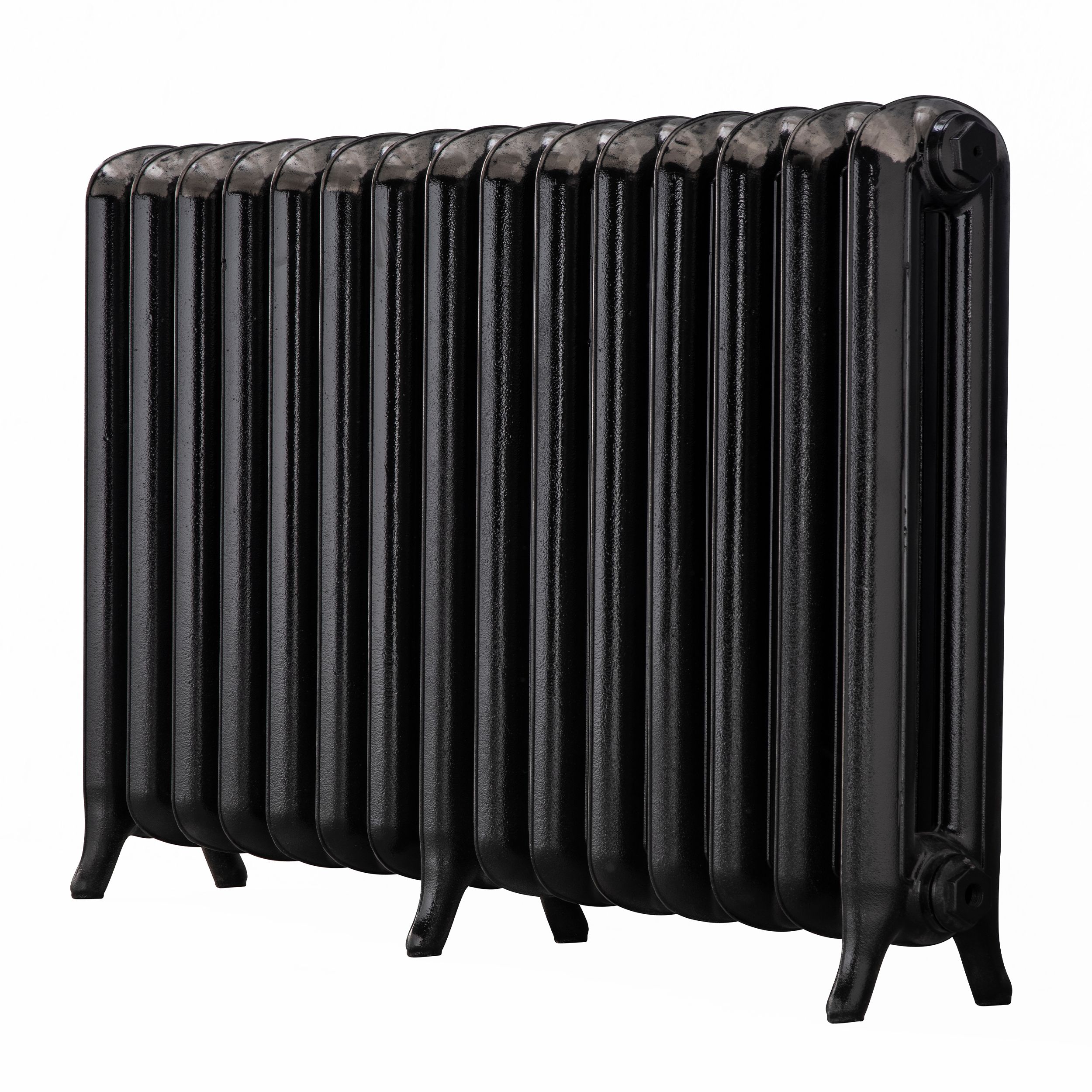 Arroll Princess Cast iron Silver 15 Column Radiator, (W)1174mm x (H)748mm