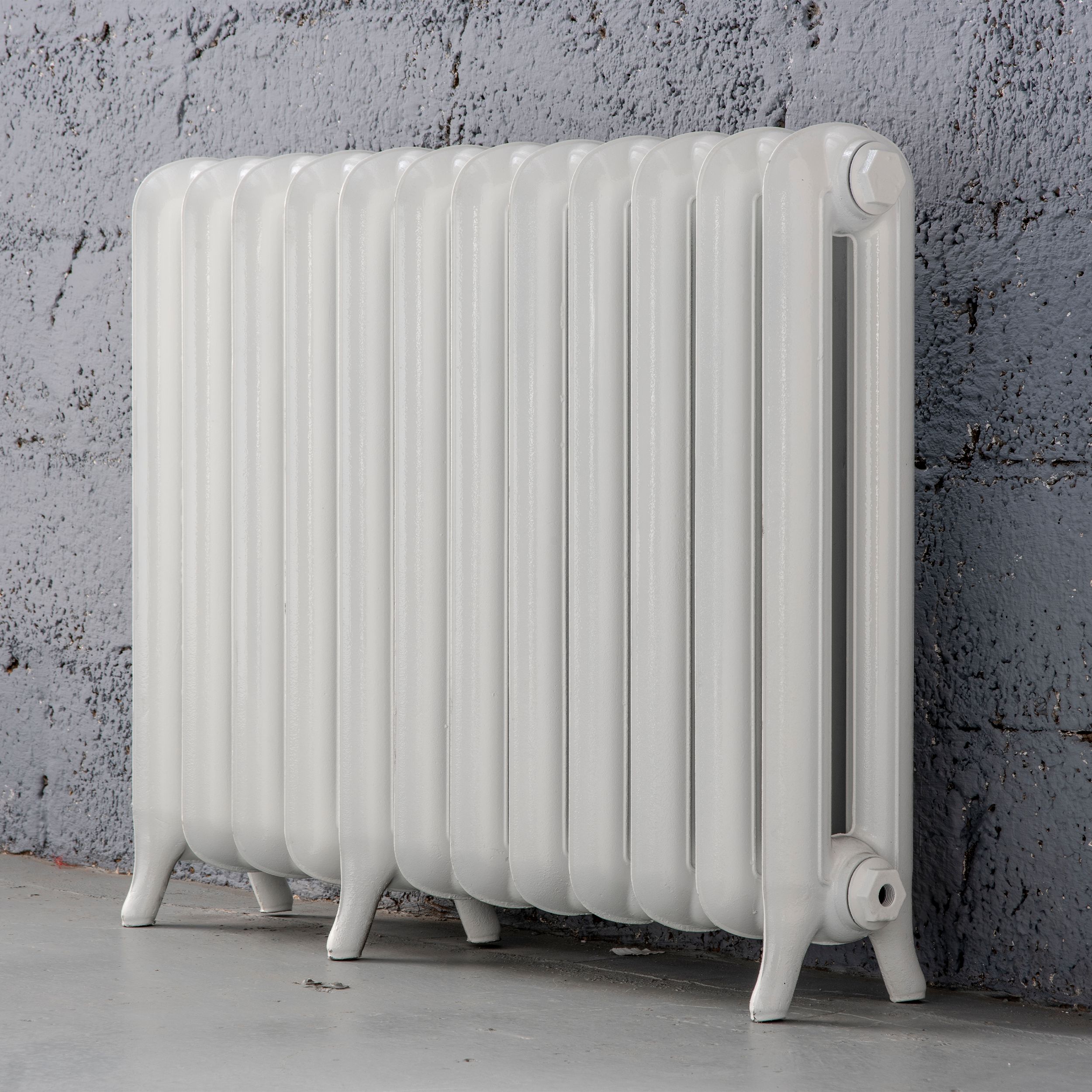 Arroll Princess Cast iron White 12 Column Radiator, (W)946mm x (H)748mm