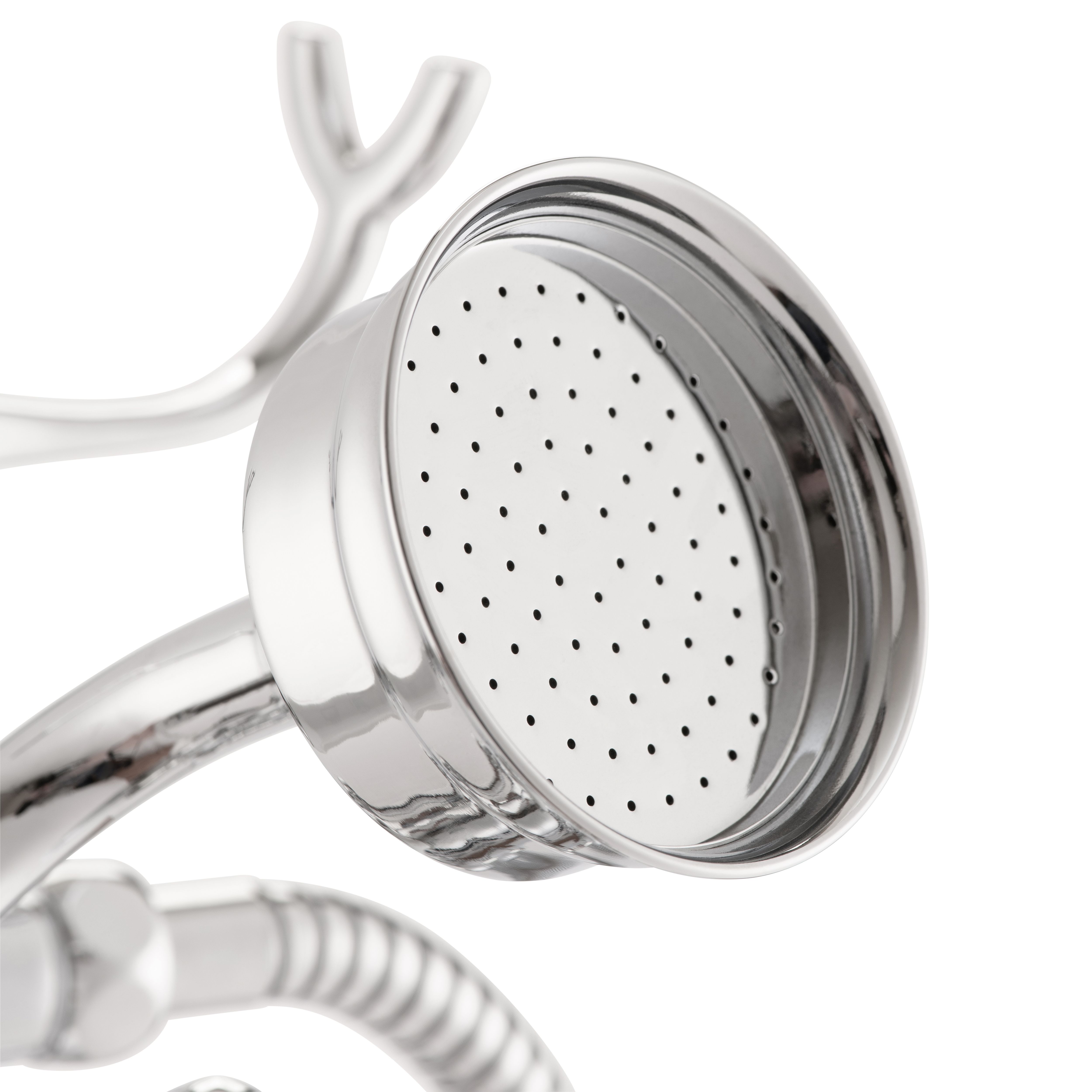 Arroll TRV Chrome effect Surface-mounted Mixer Tap with Hand shower