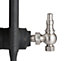 Arroll UK28 Brushed Angled Thermostatic Radiator valve