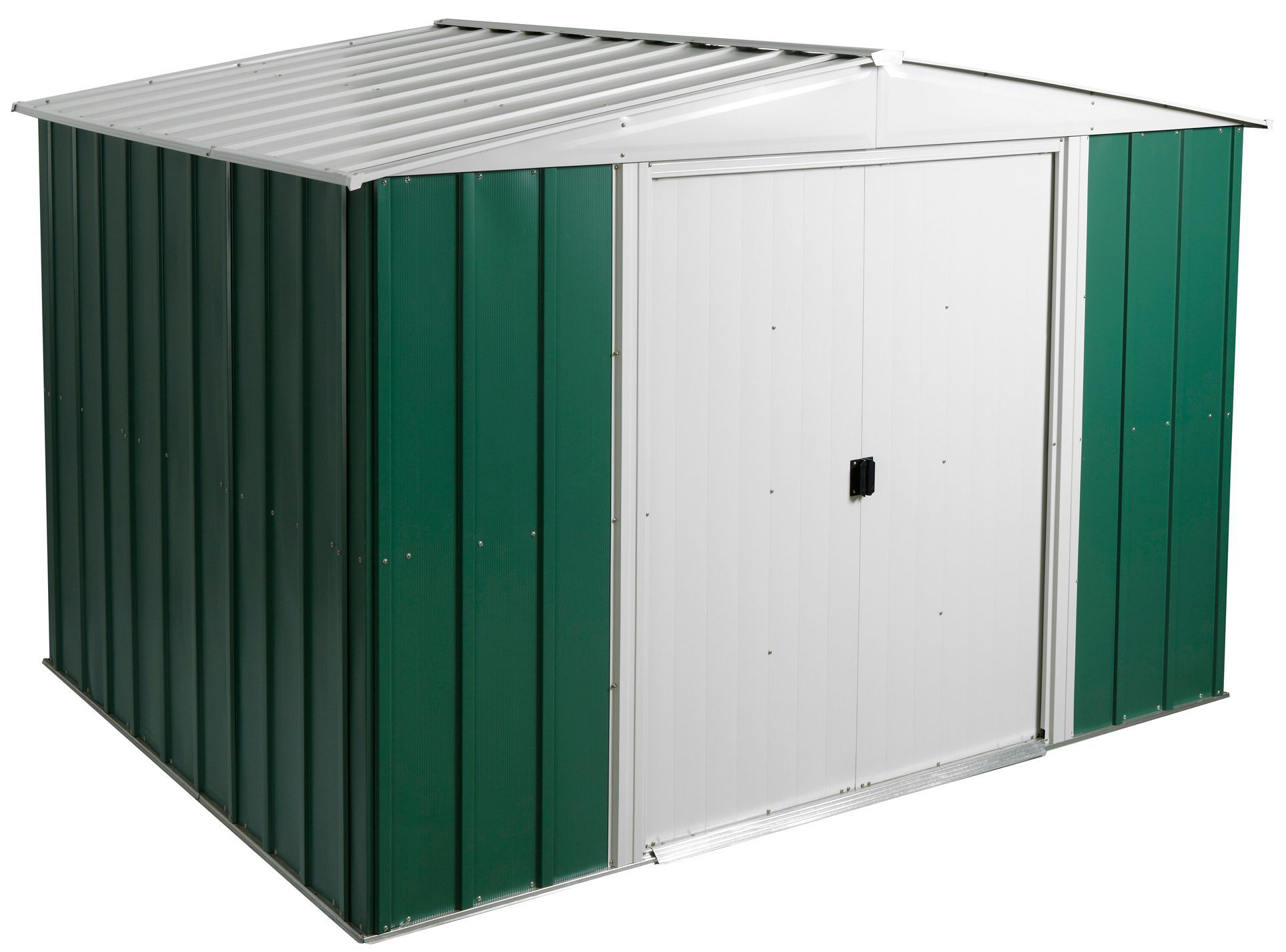 arrow greenvale 10x8 apex metal shed - assembly service
