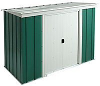 Arrow Greenvale 8x4 Pent Metal Shed - Assembly service included