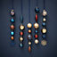 Art deco Assorted Multicolour Moroccan Bauble, Pack of 120