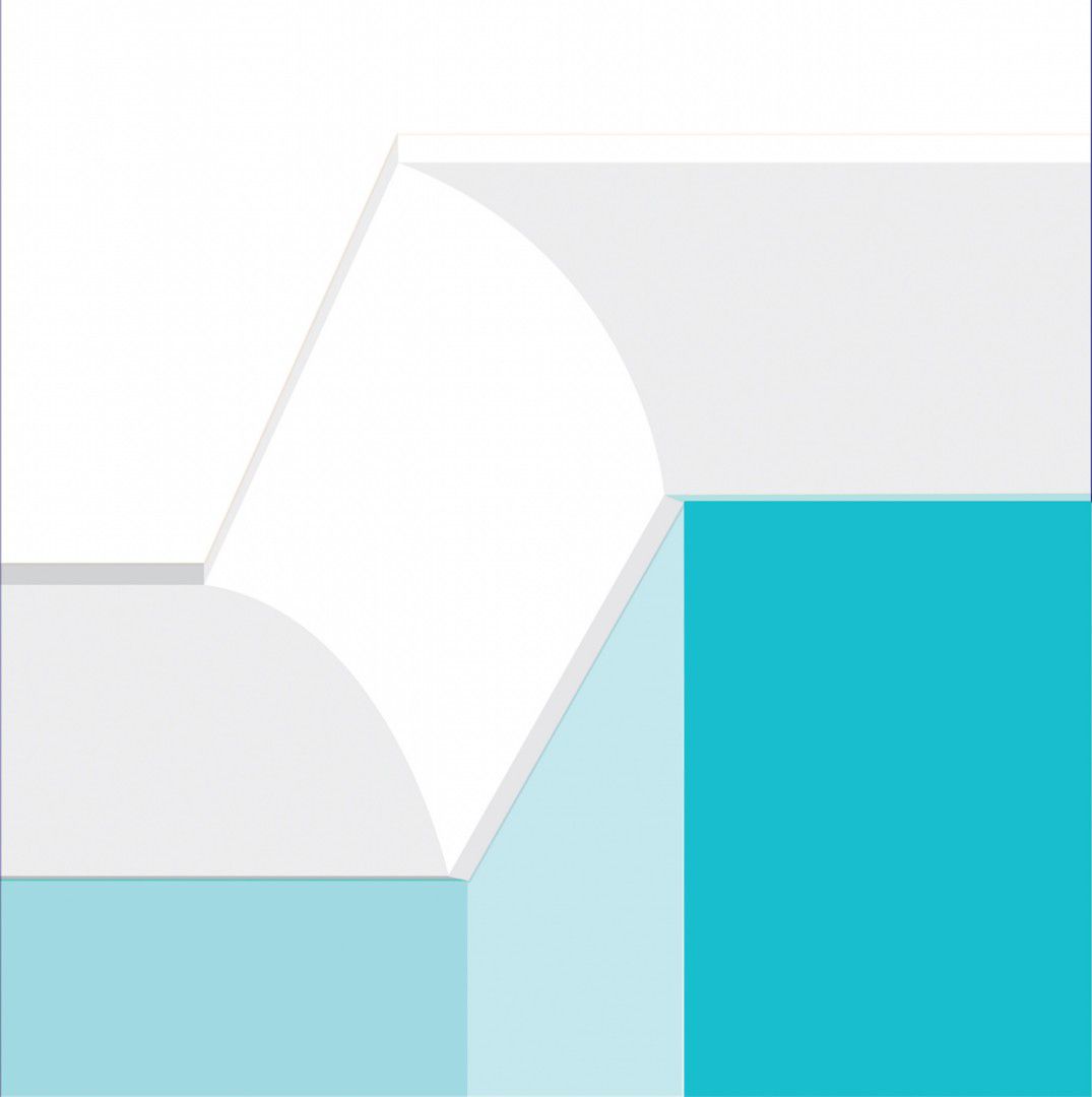 Artex Easifix Classic C-shaped Paper faced plaster External Coving corner (L)340mm (W)95mm, Pack of 4