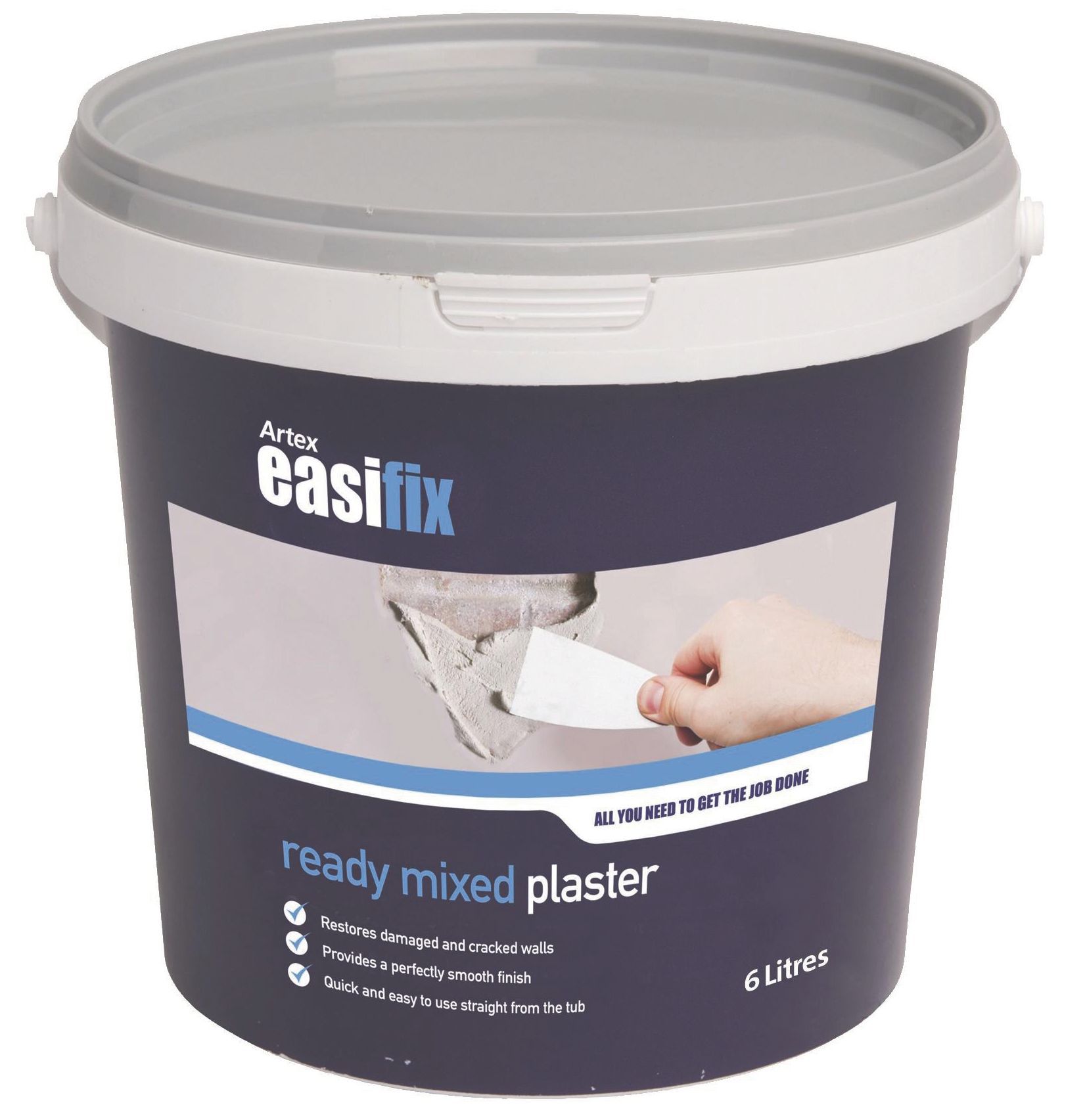 Artex Easifix Easifix Ready mixed plaster 6L DIY at B&Q