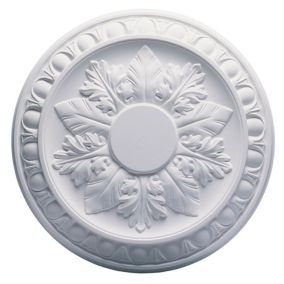 Artex Richmond Traditional Plaster Ceiling rose, (Dia)360mm