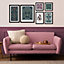 Arthouse Arts & Crafts Green, purple & pink Canvas art, Set of 6 (H)48cm x (W)48cm