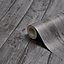 Arthouse Beechwood Charcoal Wood planks Smooth Wallpaper