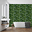 Arthouse Country Hedgerow Green 3D effect Smooth Wallpaper