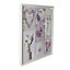 Arthouse Inspirations collage Pink Canvas art (H)700mm (W)700mm