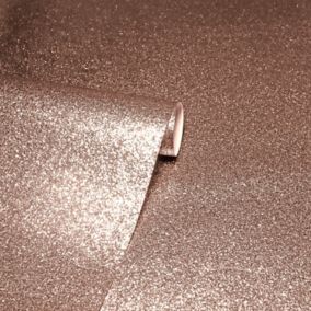 Arthouse Patterned Rose gold Sequin Sparkle Glitter effect Textured Wallpaper