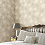 Arthouse Vintage Riva Stone Floral Smooth Wallpaper