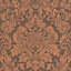 Artisan Copper Gloriana Metallic effect Smooth Wallpaper