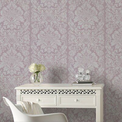 Artisan Mulberry Metallic effect Gloriana Wallpaper