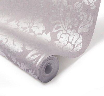Artisan Mulberry Metallic effect Gloriana Wallpaper