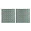 Artor Green Polyethylene (PE) Clippable deck tile (W)555mm (T)10mm, Pack of 2