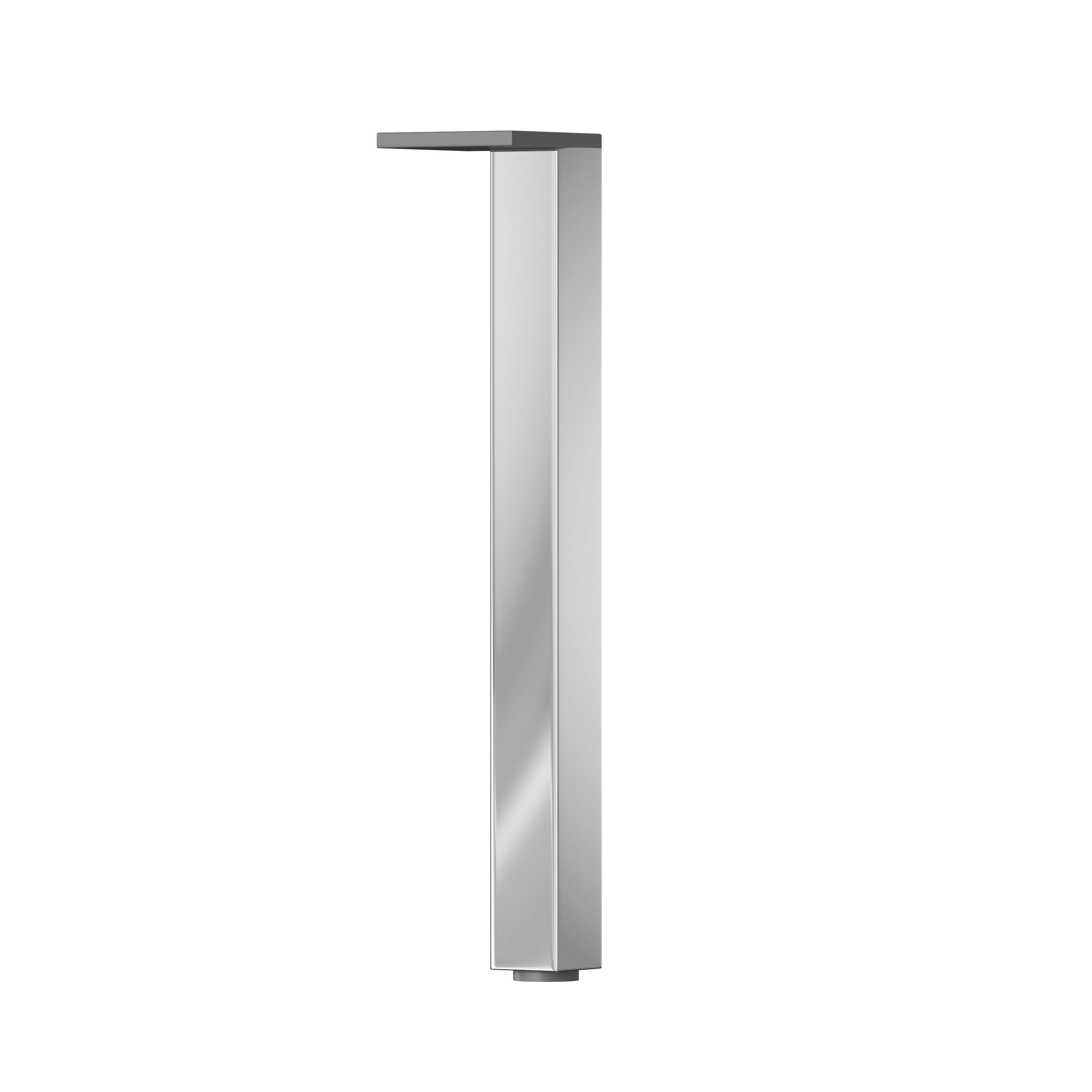 Aruna Gloss Chrome effect ABS plastic Adjustable Cabinet feet (W)52mm, Pack of 2
