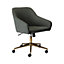 Arvor Green Linen effect Office chair (H)945mm (W)620mm (D)640mm
