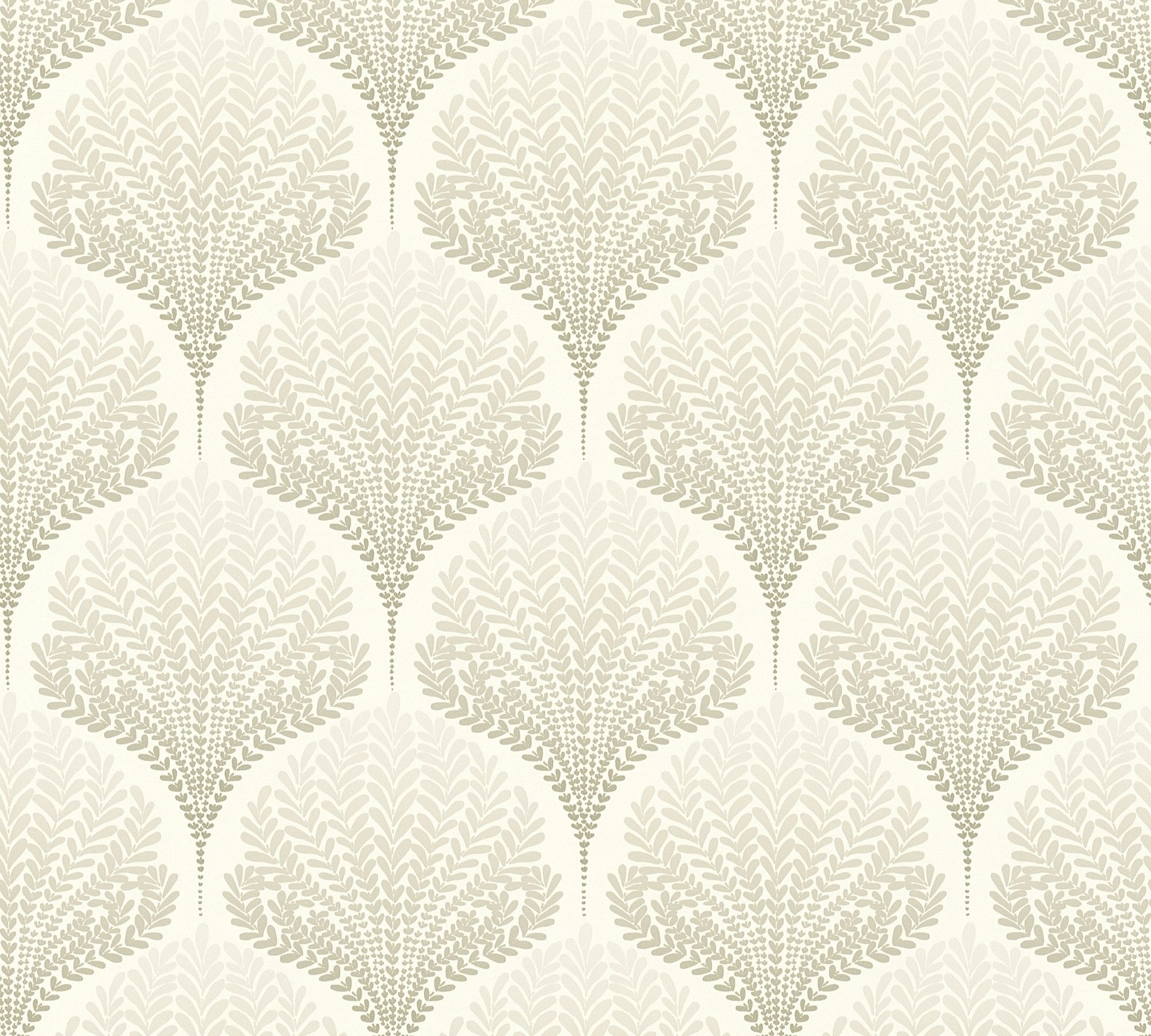 As Creation Beige & taupe Foliage Textured Wallpaper